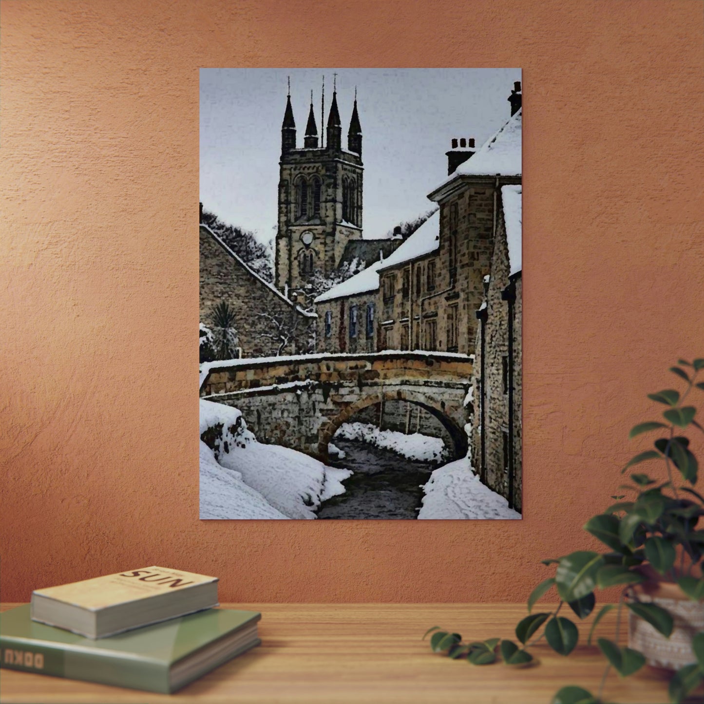 Aluminum Composite Panels ... A Bridge, A Canal, A Cathedral ... "To Stroll Over-Through-And-By" ... Central England: Circa 2005 ... Original Works ...