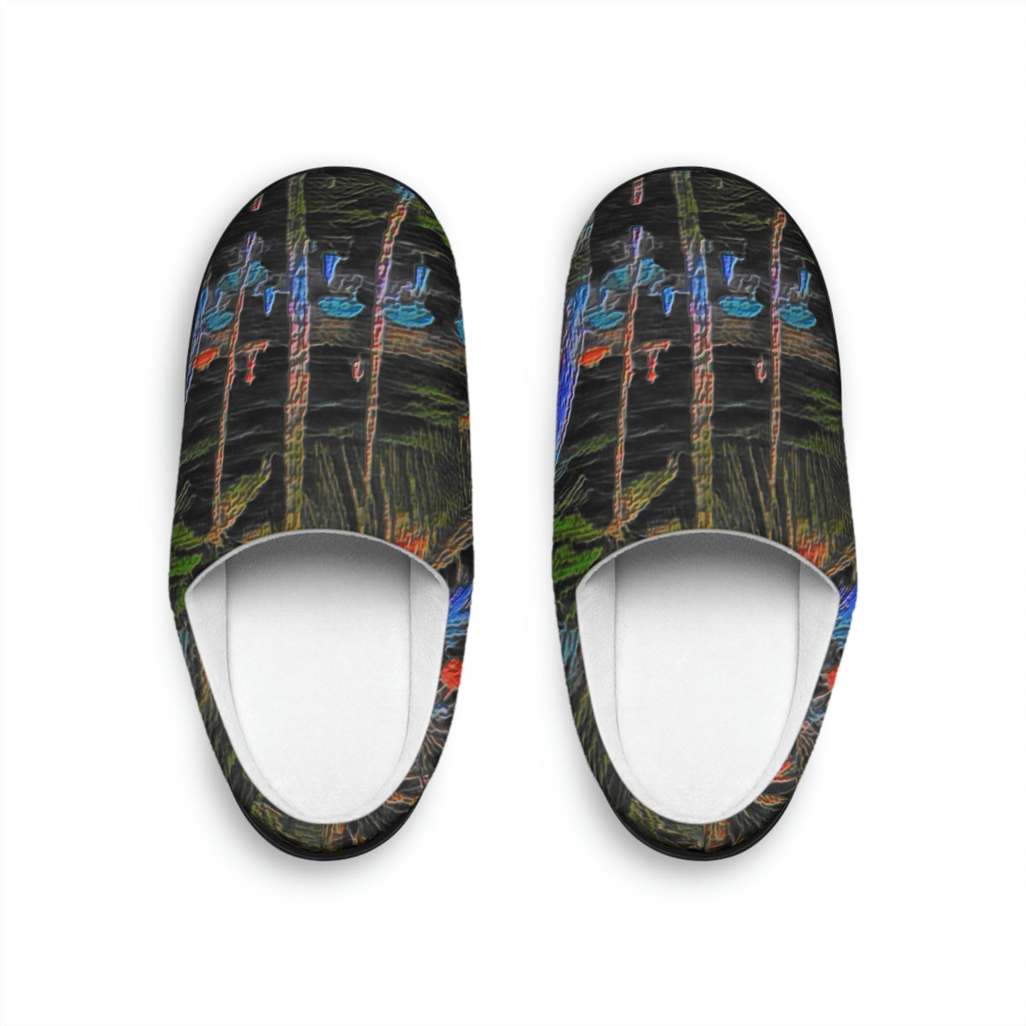 Men's Indoor Slippers ... "The Royal Hawai'ian: Waikiki Beach_Beach" ... Honolulu, HI ... October 2014 (Halloween) ... Original Works ...