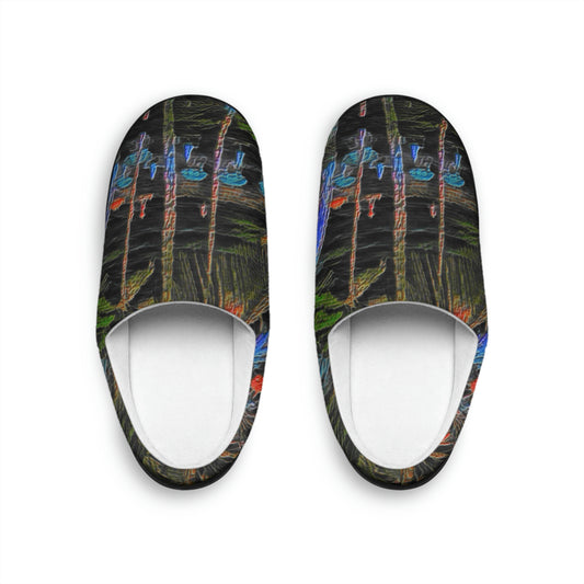 Men's Indoor Slippers ... "The Royal Hawai'ian: Waikiki Beach_Beach" ... Honolulu, HI ... October 2014 (Halloween) ... Original Works ...