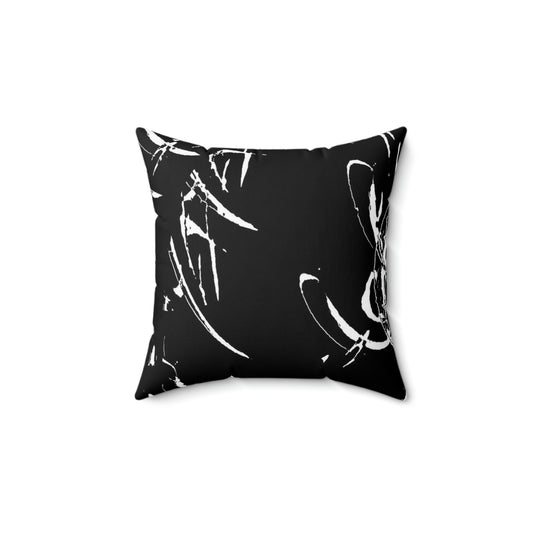 Spun Polyester Square Pillow ... "Waning Moon" ... Central Idaho ... October 2022 ... Rendering Time: 22 Hours ... Original Works ...
