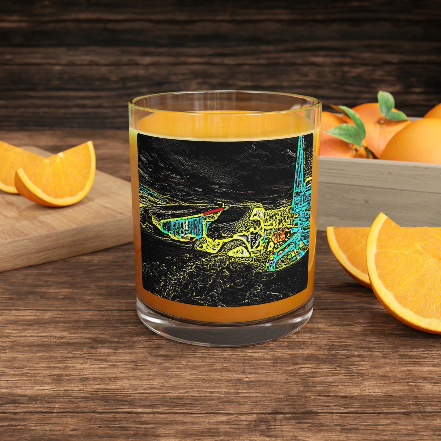 Bar Glass ... "Snow Vehicle In Snow Storm At-Rest" ... Circa 12Mar23 ... Central Idaho ... 18-Hours Rendering Time: Original Works ...