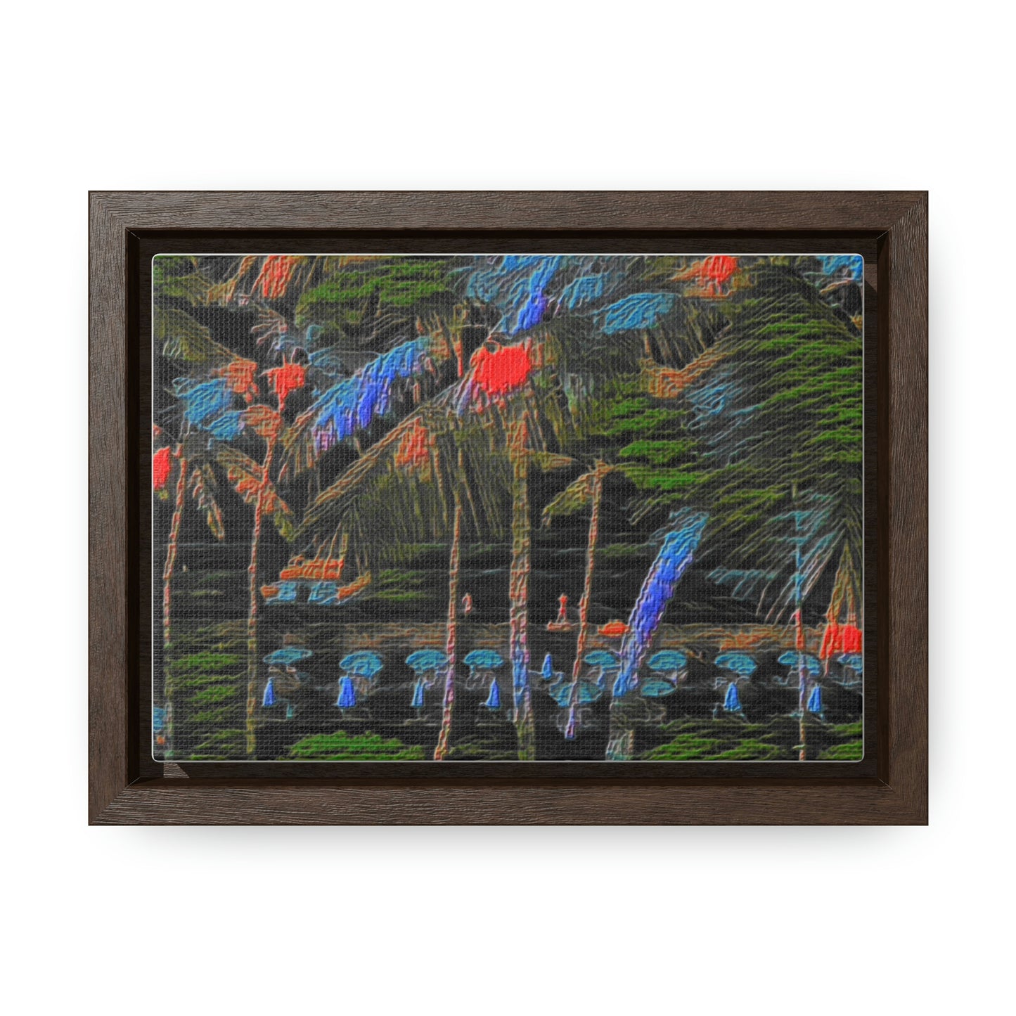 Gallery Canvas Wraps, Horizontal Frame ... "The Royal Hawai'ian: Waikiki Beach_Beach" ... Honolulu, HI ... Ocotber 2014 (Halloween) ... Original Works ...