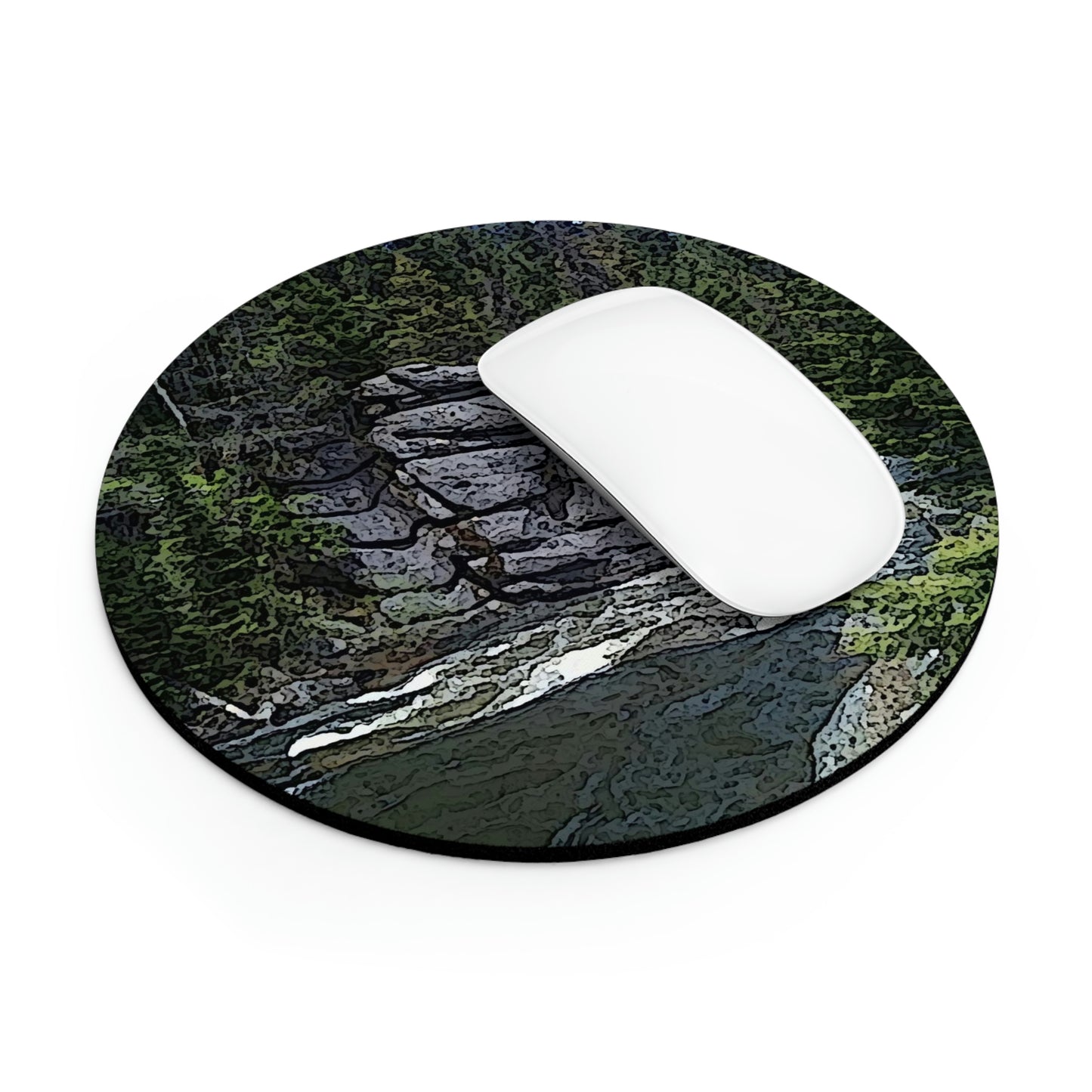 Mouse Pad ..."I Am Innocent" ... Tricky-Dick Immortalized ... Nixon Rock: Along The River ... Central Idaho, Summer 2020 ... Original Works ...