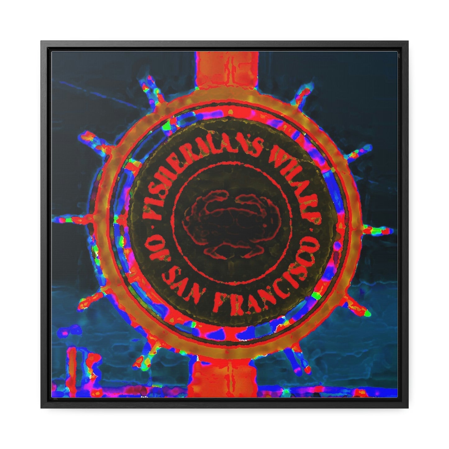 Gallery Canvas Wraps, Square Frame ... "No.9 Fishermen's Grotto - Fishermen's Wharf, SF, California" ... Family Archives: 1970's ... Original Works ...