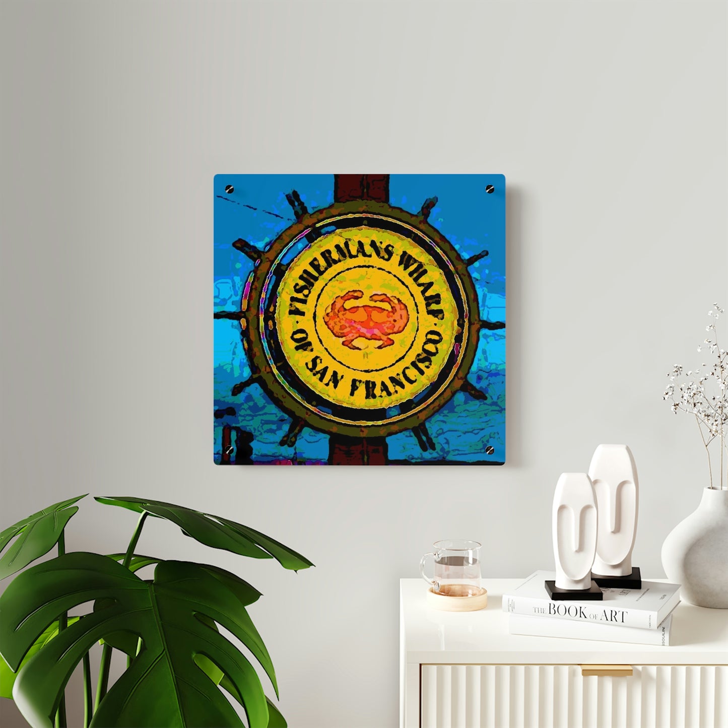Acrylic Wall Art Panels ...  "No.9 Fishermen's Grotto - Fishermen's Wharf, SF, California" ... Family Archives: 1970's ... Original Works ...