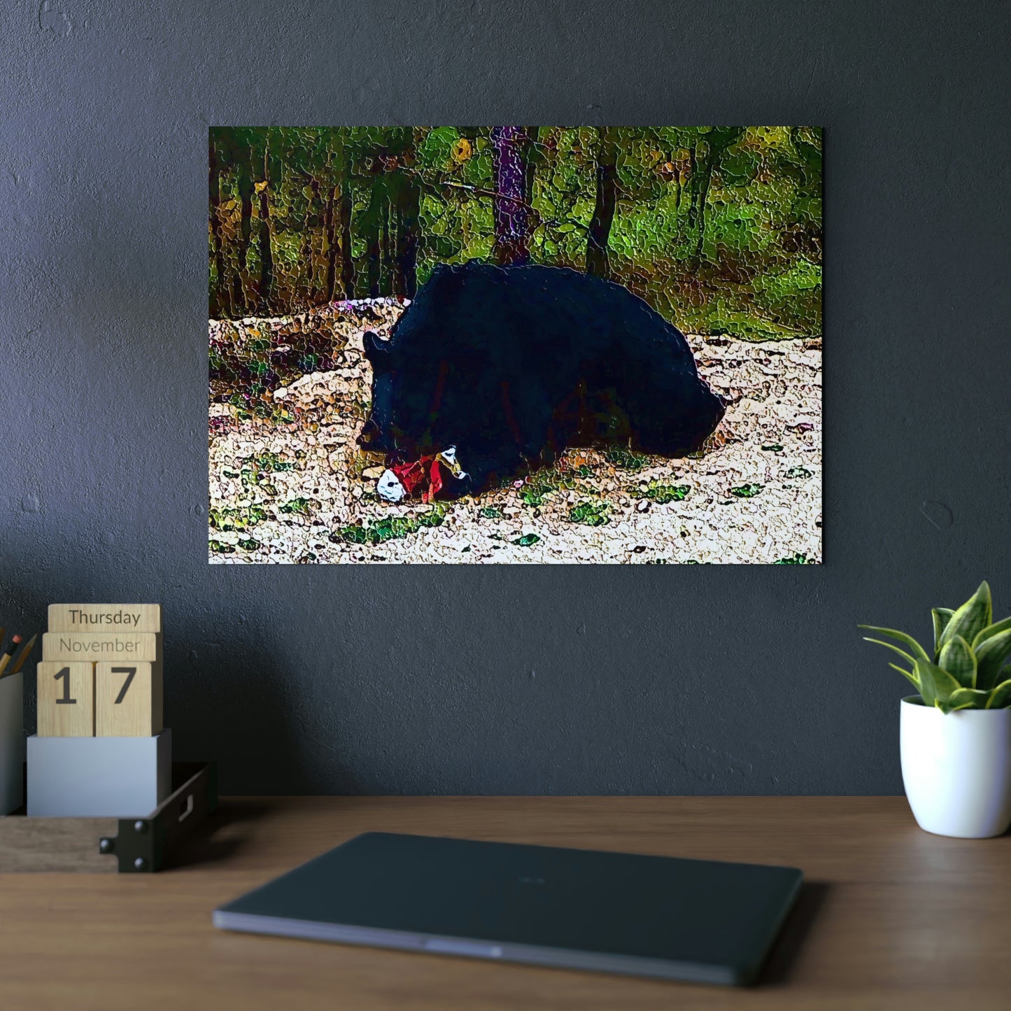 Aluminum Composite Panels ... A Local 'Yogi_2' ... RCY: "Rhett Creek Yogi: 500#'s Of Hungry Black Bear" ... 28-29Sep23 ... Original Works ... Client Project-Folio ...