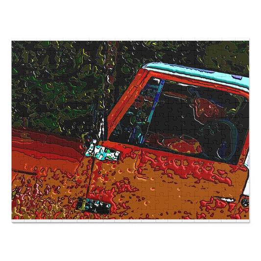 Jigsaw Puzzle (30, 110, 252, 500,1000-Piece) ... How-To-Drive-Idaho's-Mountain_Roads ... "Like A Professional'" ... "Truckin' Like The Doo-Dah-Man" ...