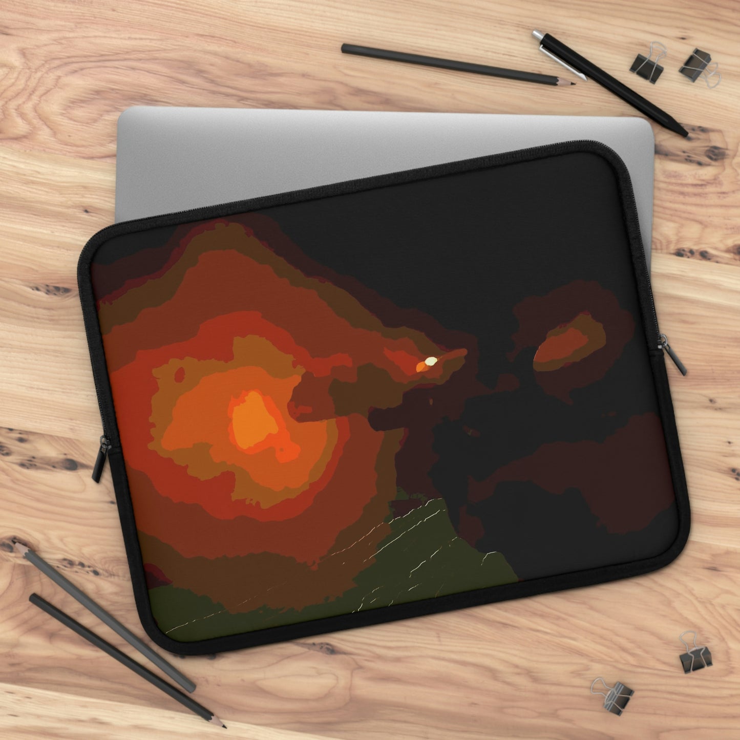 Laptop Sleeve ... Ruger .357 Magnum Early-Morning-Target-Practice ... 'Circa April 2022' ... Original Works ...