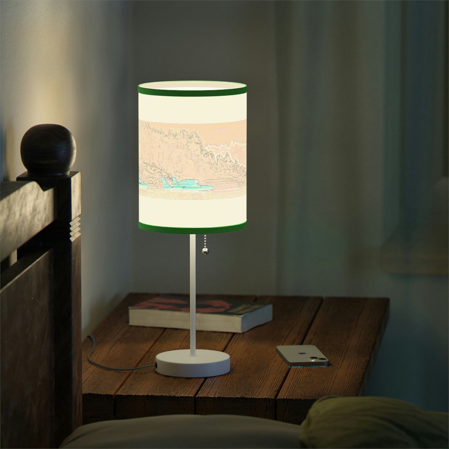 Lamp on a Stand, US|CA plug ... Seattle Columbia Cup On Lake Washington ... "Dave Wilcox Heads For The Win" ... Associate Gift-Photo ... Original Works ...