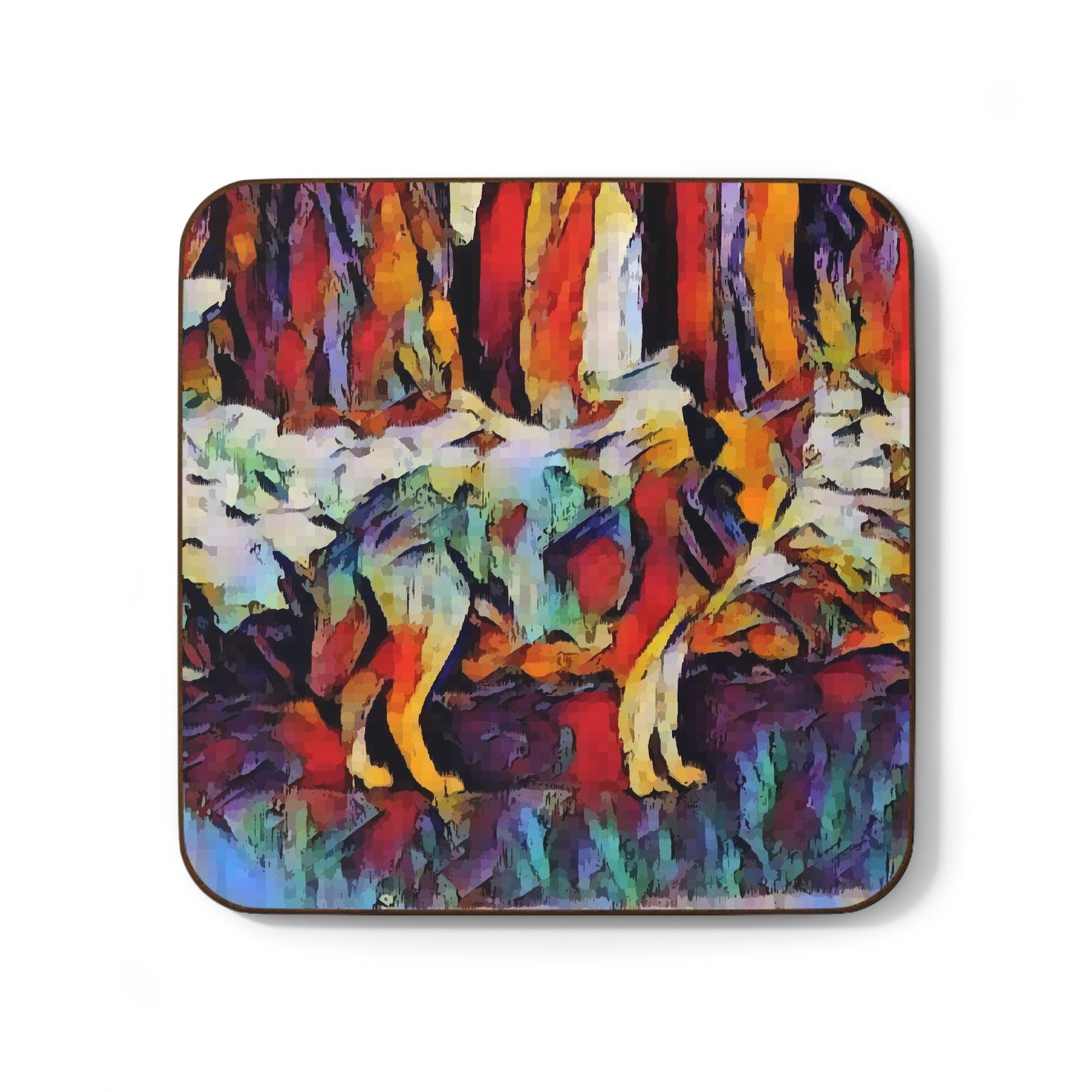 Hardboard Back Coaster ... Coyote ... "Yosemite Valley: Circa May23 ... KPH Base Photo" ... Original Works ...