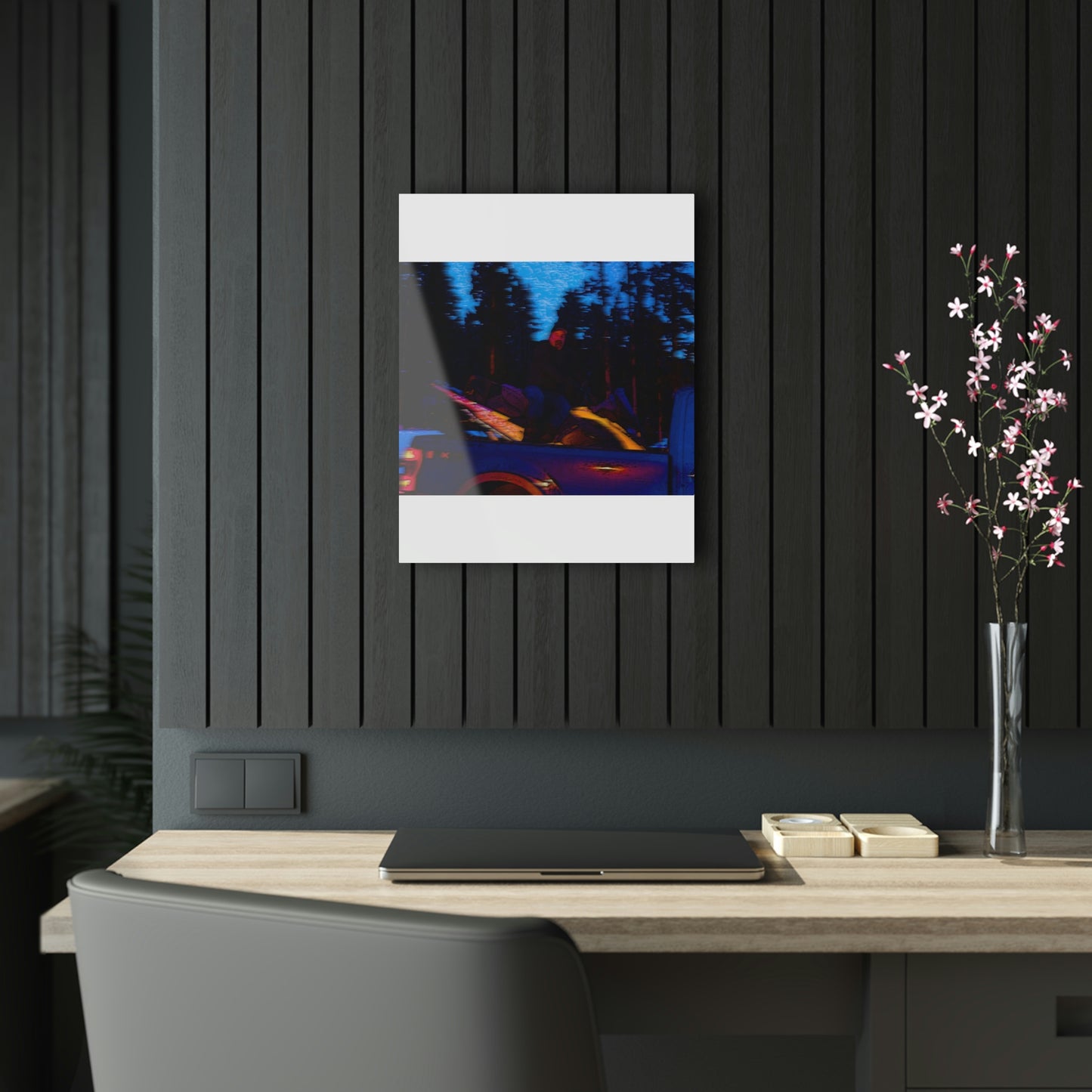 Acrylic Prints ... Two Modes Of Winter Transportation ... "Which One To Drive Next?" ... Choices-Choices-Choices ... Circa 4Jan23 ... Original Works ...