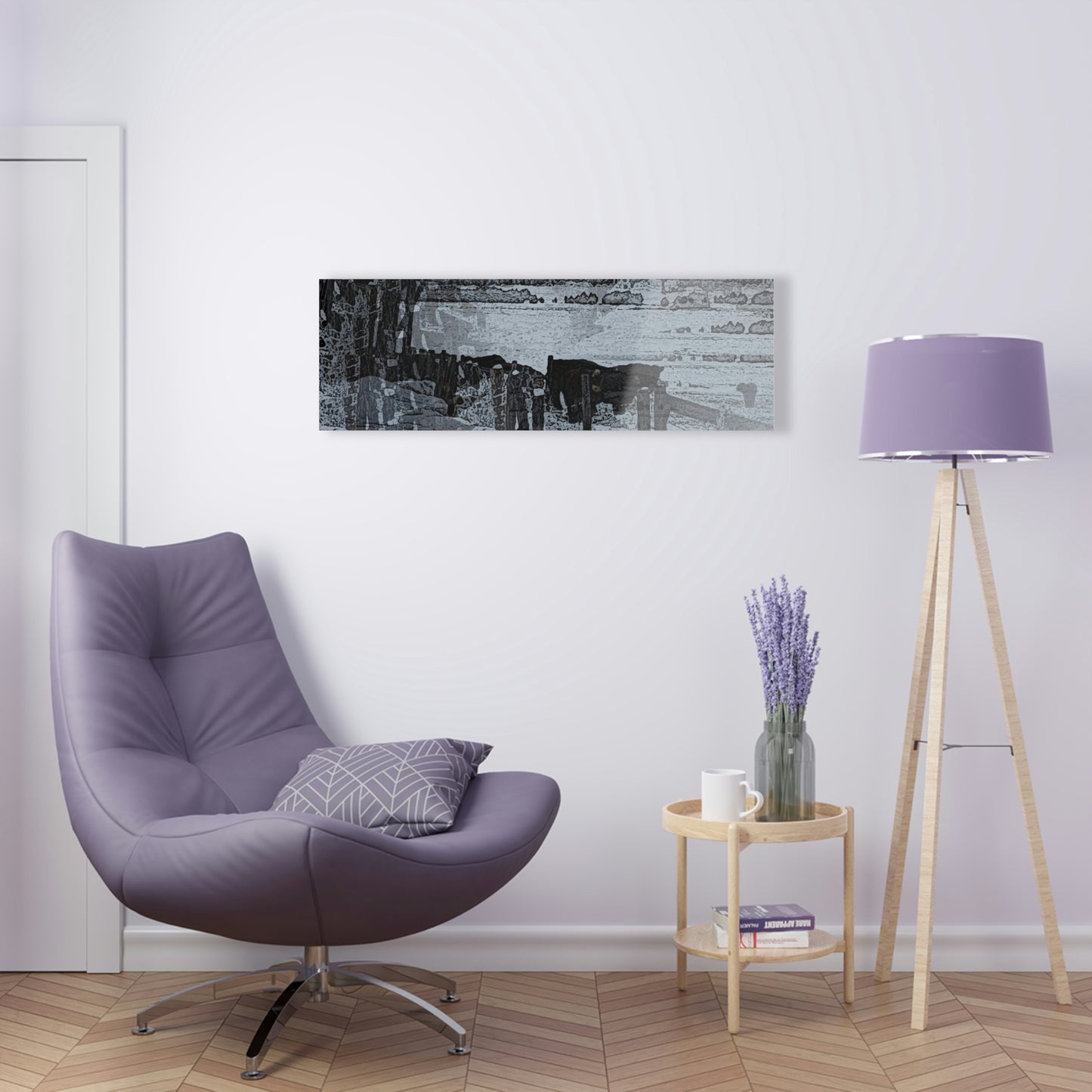 Acrylic Prints ... A Quiet Morning ... "Along The Red River & Nature Preserve Plateau" ... Jan23 ... Original Works ...