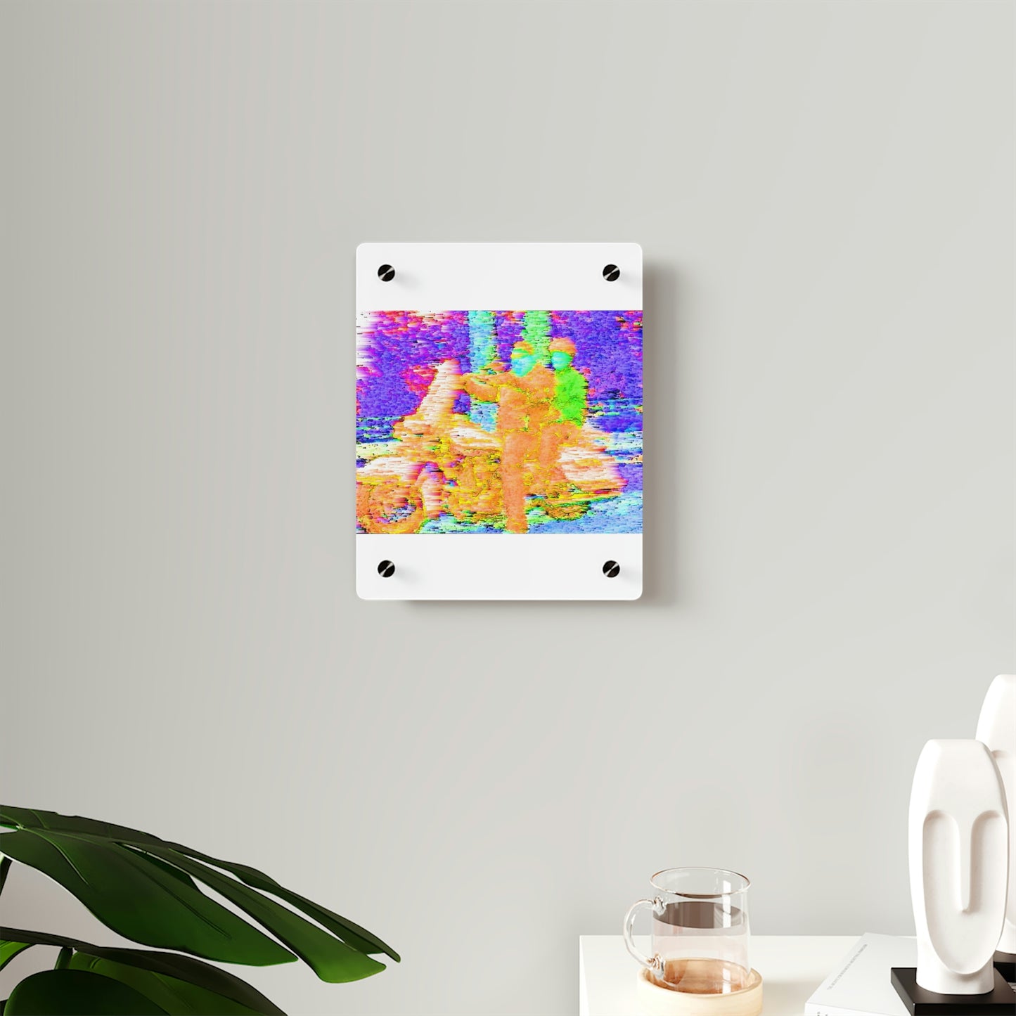 Acrylic Wall Art Panels ... "Hang On Babe ... Fuel Level's Low ... 'Gotta Hit The Juice For A Bit ... Expect 150mph For-A-Stretch'  " ... Original Works ...
