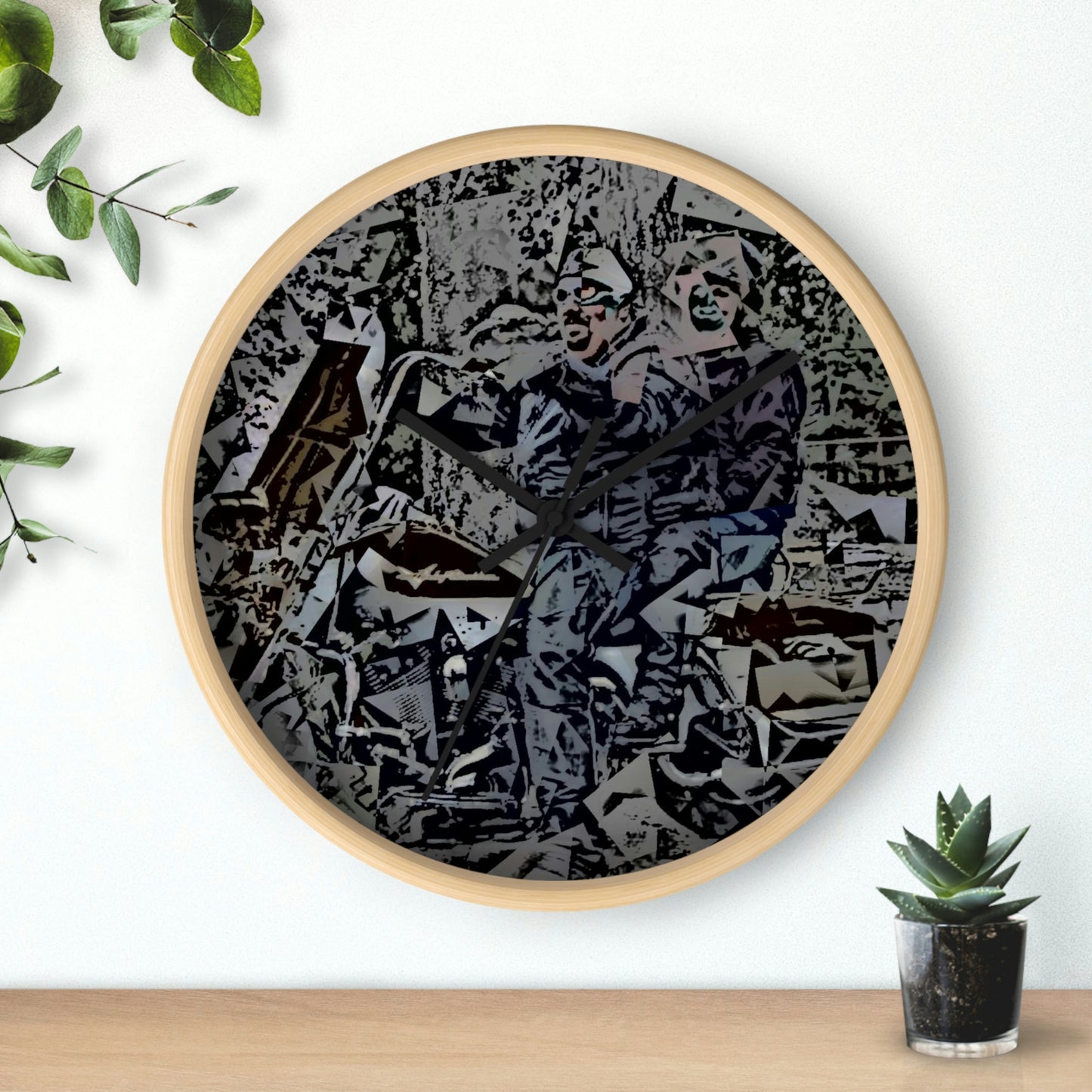 Wall clock ... The Open Road Beckons ... "Harley 'D' Yearnings ..."  Original Works ...
