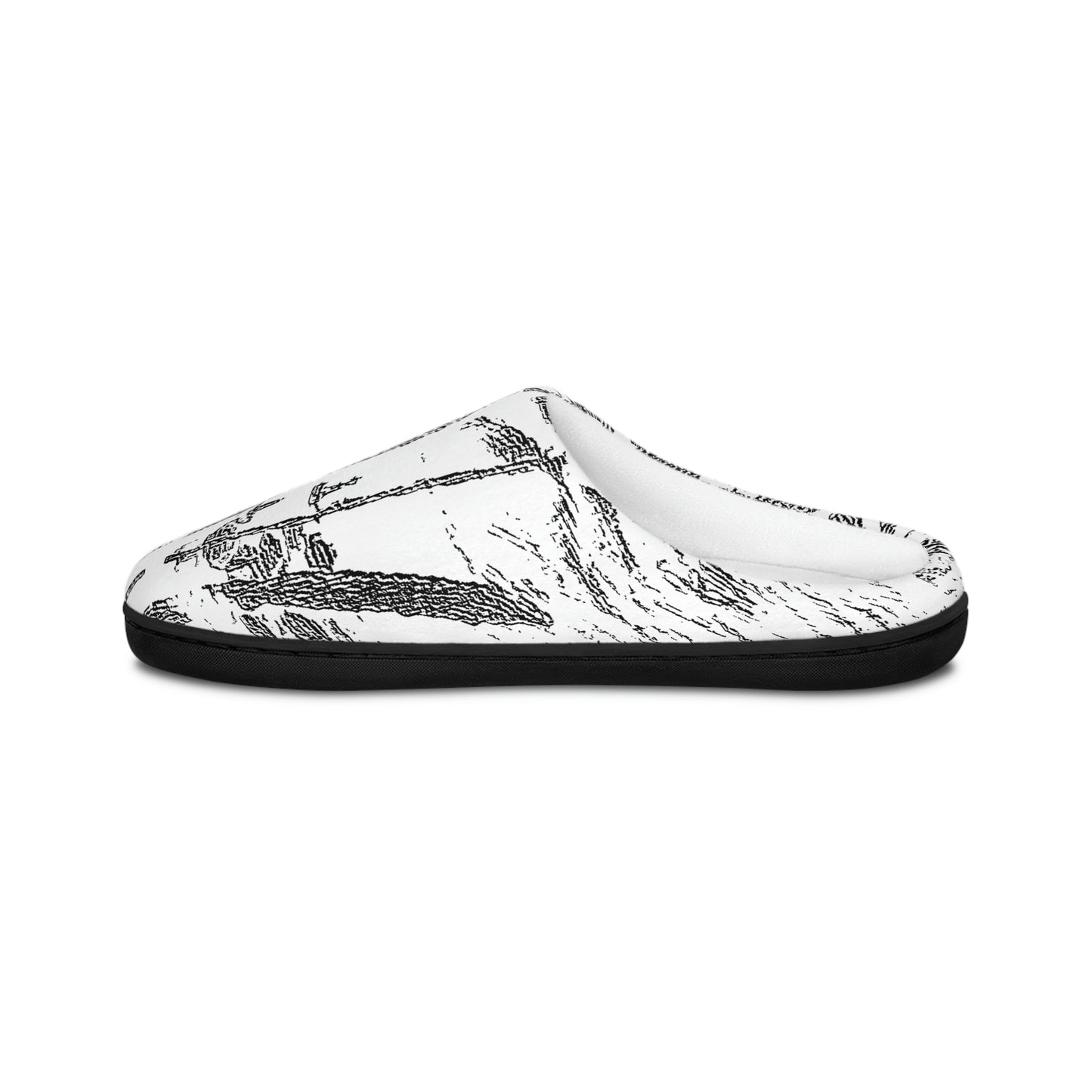 Men's Indoor Slippers ... "The Royal Hawai'ian: Waikiki Beach_Beach" ... Honolulu, HI ... October 2014 (Halloween) ... Original Works ...