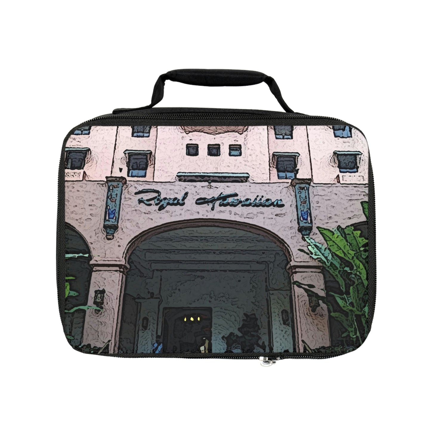 Lunch Bag ...  "La Grande Entree" At: 'The Pink Palace' ... The Royal Hawai'ian ... Honolulu, HI ... '27Oct2014' ... Original Works ...