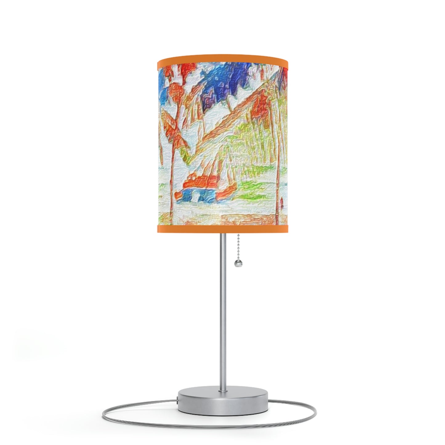 Lamp on a Stand, US|CA plug ... "The Royal Hawai'ian: Waikiki Beach_Beach" ... Honolulu, HI ... Ocotber 2014 (Halloween) ... Original Works ...