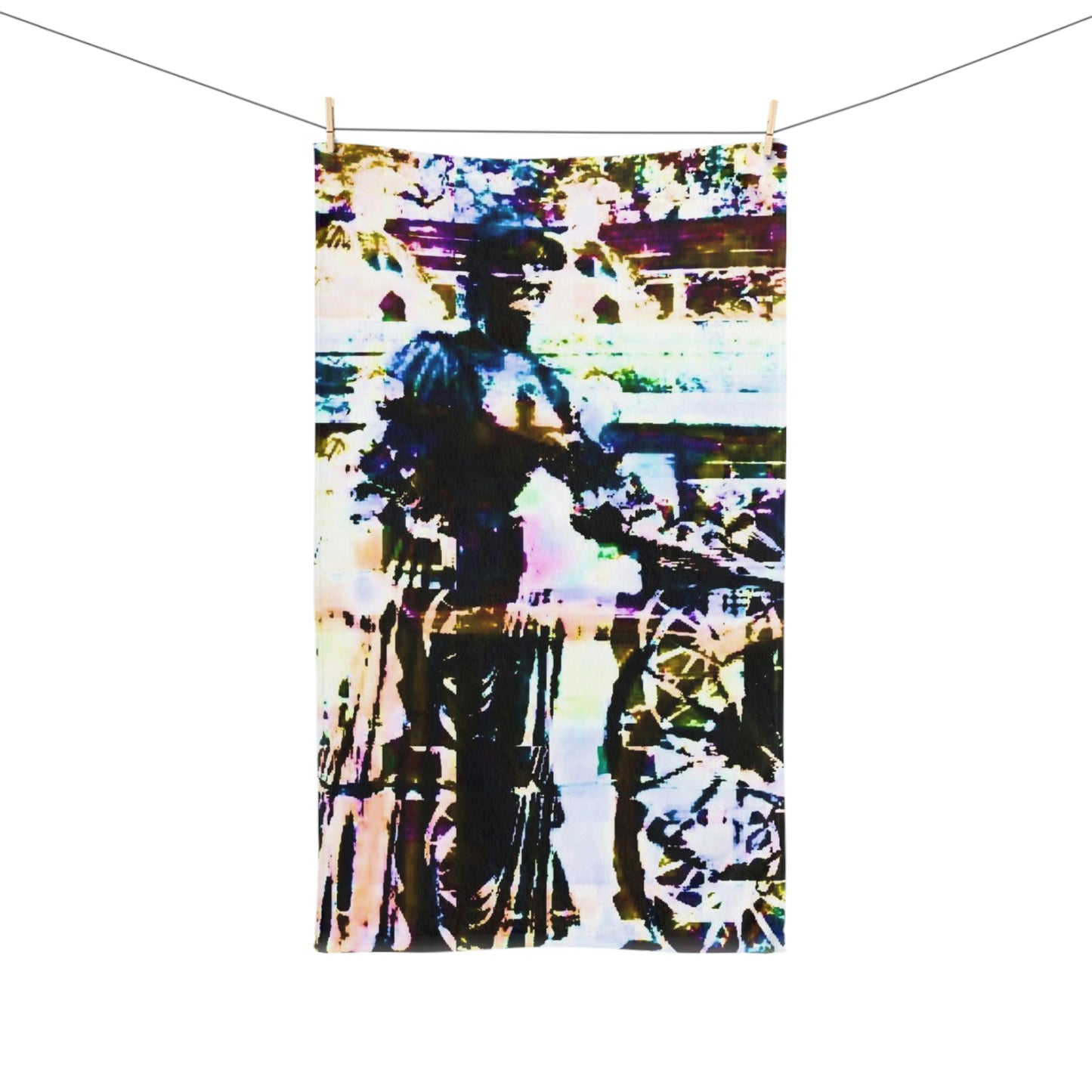 Hand Towel ... Dublin's "Molly Malone Along Grafton Street" ... Cryin' Cockels & Muscles Alive-Alive-Oh ... Circa 2003 ... Original Works ...