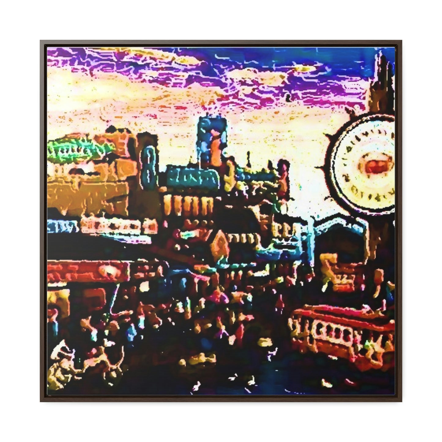 Gallery Canvas Wraps, Square Frame ... "No.9 Fishermen's Grotto - Fishermen's Wharf, SF, California" ... Family Archives: 1970's ... Original Works ...
