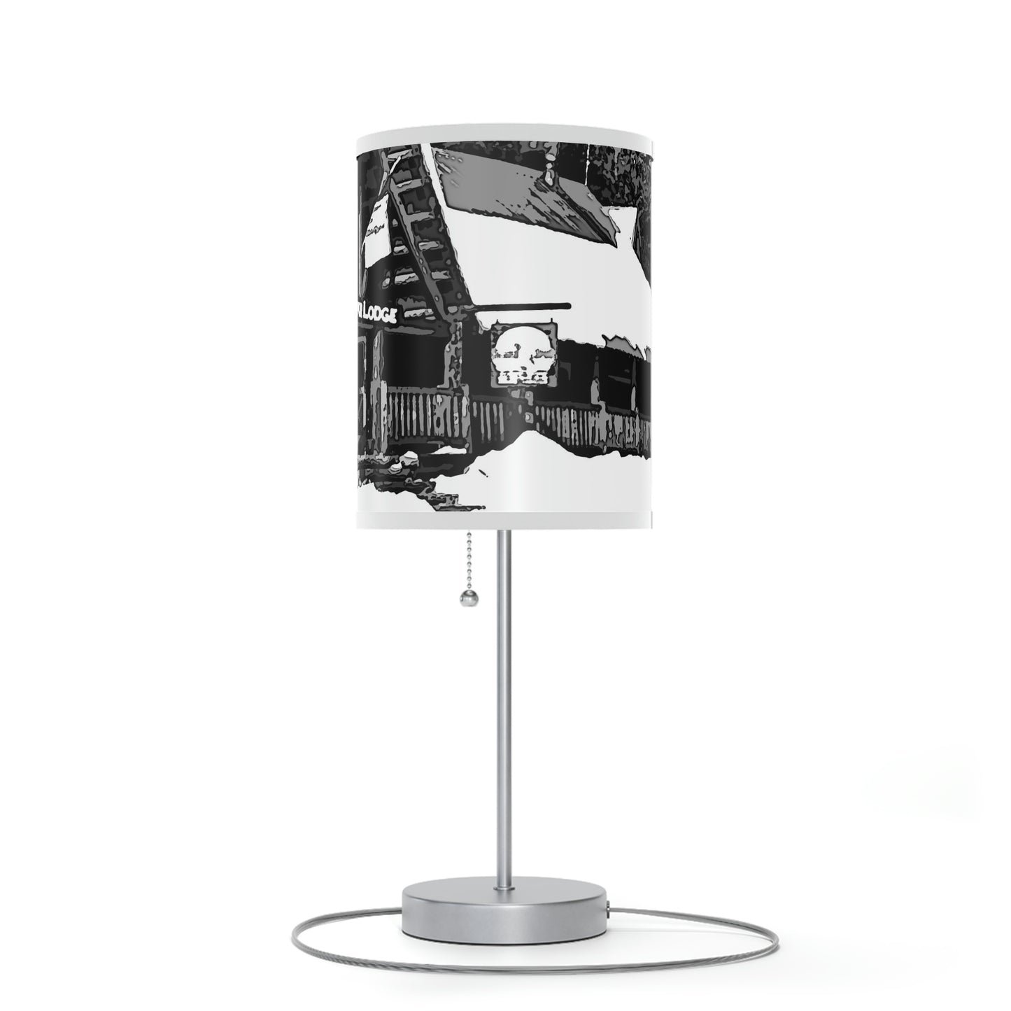 Lamp on a Stand, US|CA plug ... A Beautiful Lodge & Back-Country Outfitter In A Mountain Town ... 'Dixie, Idaho, November 2022' ... Original Works ...