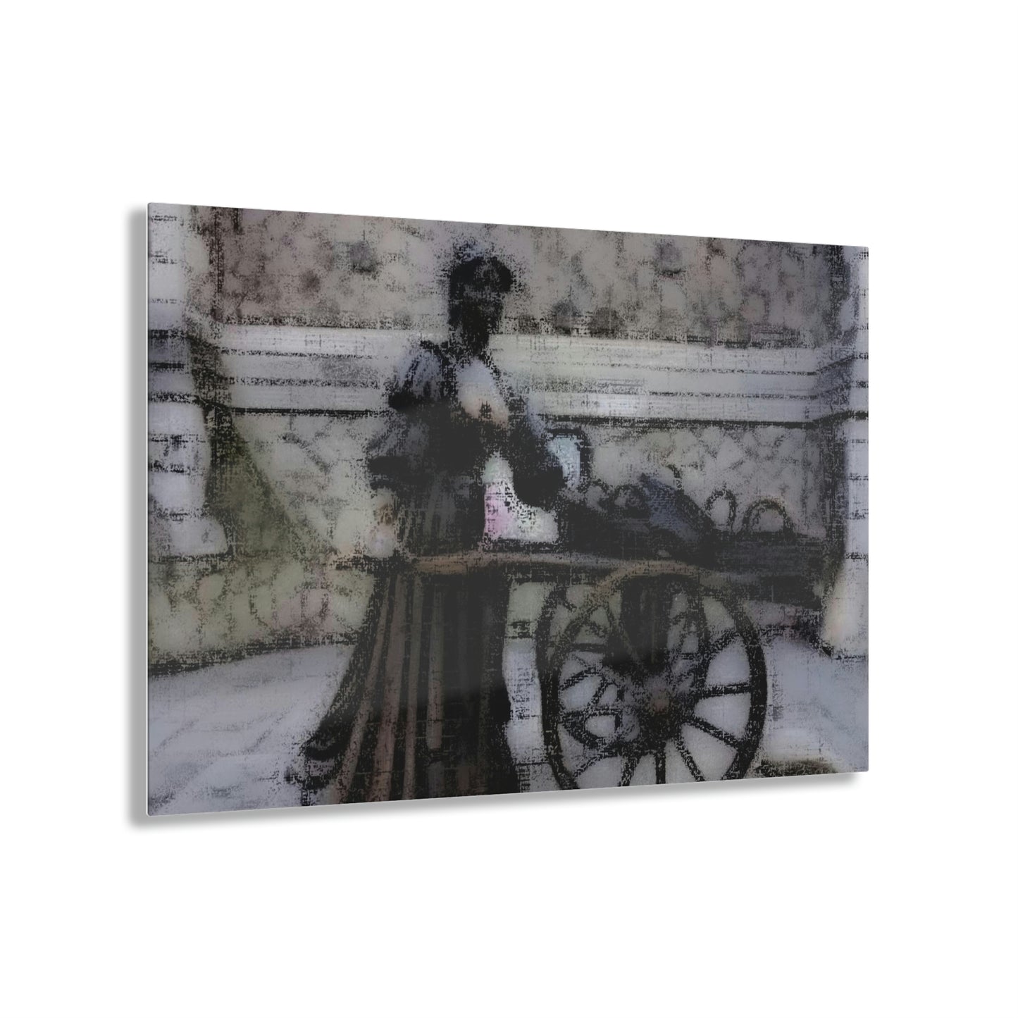 Acrylic Prints ... Dublin's "Molly Malone Along Grafton Street" ... Cryin' Cockels & Muscles Alive-Alive-Oh ... Circa 2003 ... Original Works ...