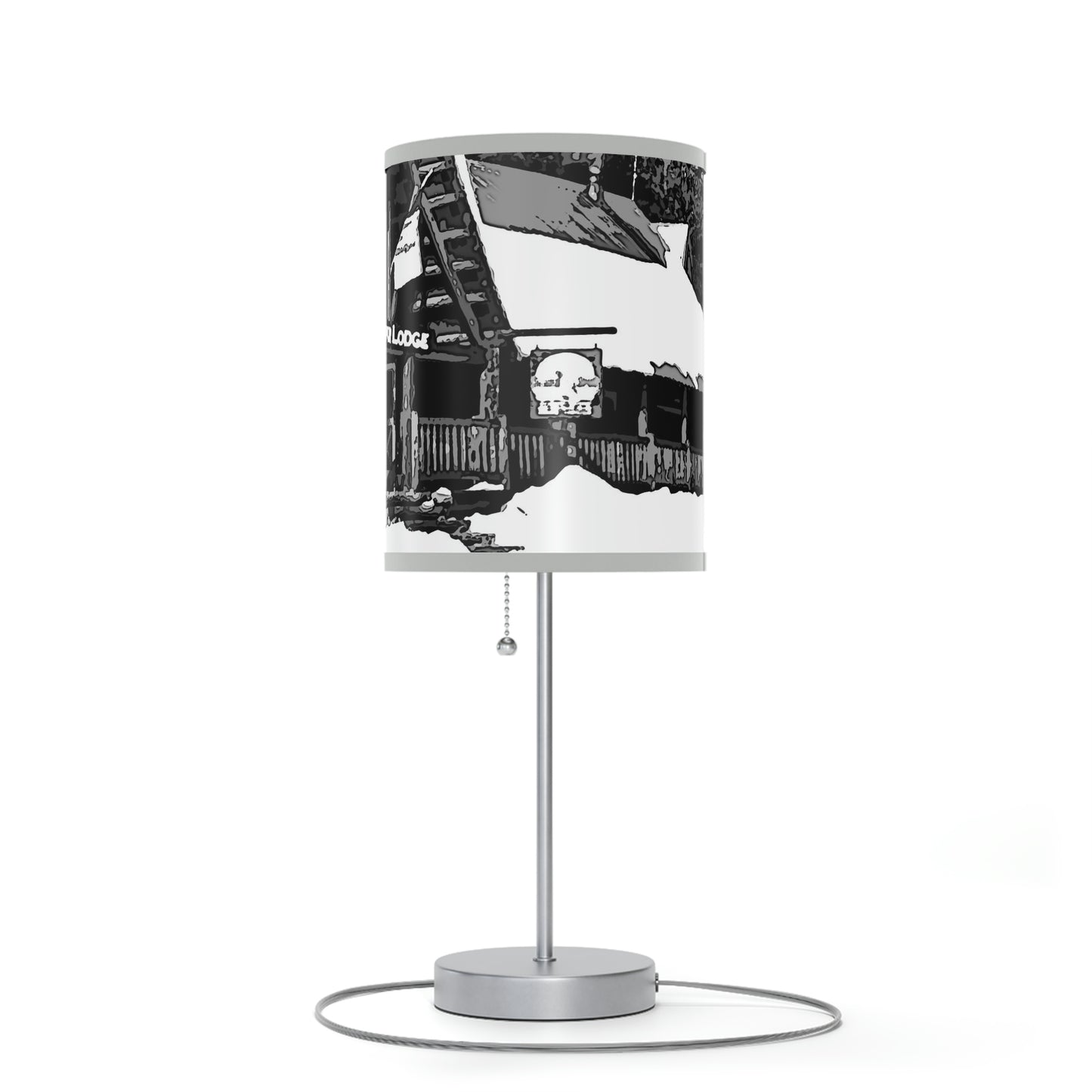 Lamp on a Stand, US|CA plug ... A Beautiful Lodge & Back-Country Outfitter In A Mountain Town ... 'Dixie, Idaho, November 2022' ... Original Works ...