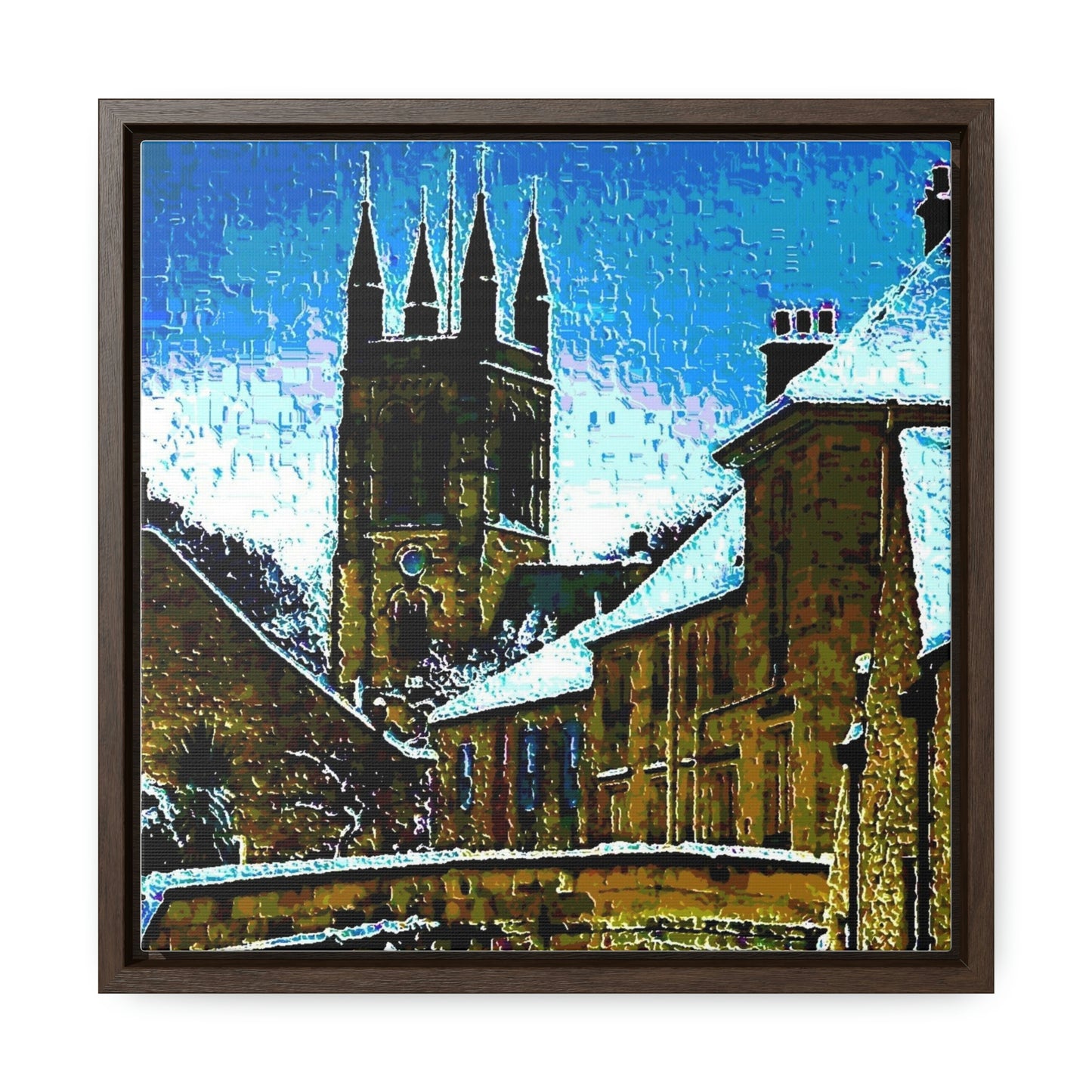 Gallery Canvas Wraps, Square Frame ... Walikng The Streets & Alleys ... 'Strolling The Canals ... '  ... Original Works  ...