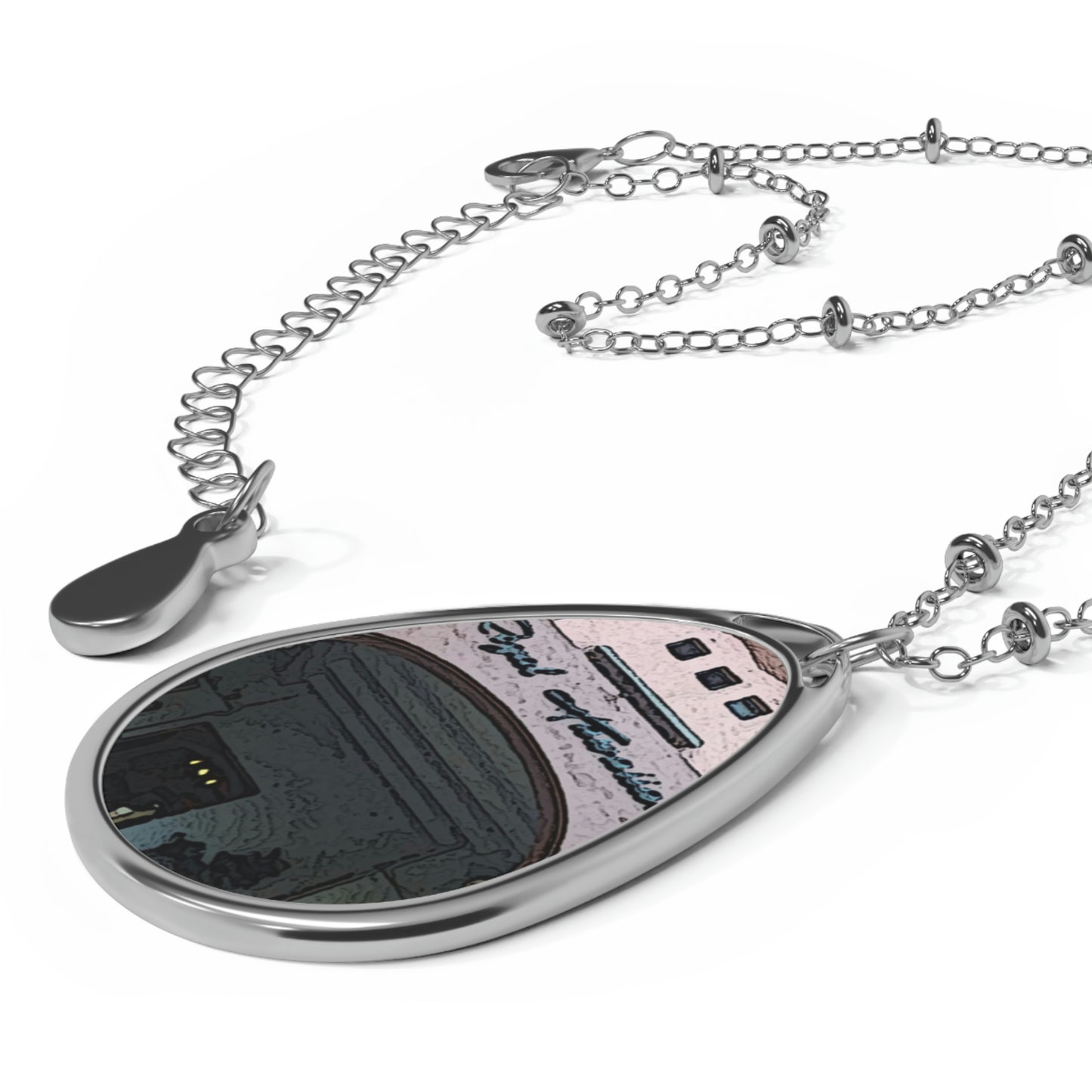 Oval Necklace ...  "La Grande Entree" At: 'The Pink Palace' ... The Royal Hawai'ian ... Honolulu, HI ... '27Oct2014' ... Original Works ...