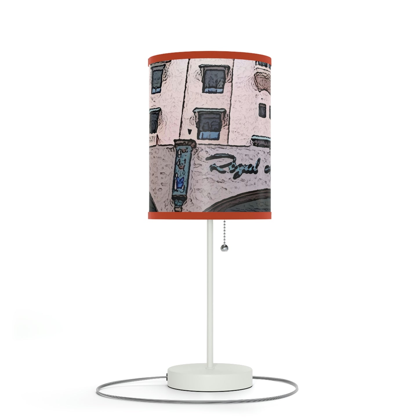 Lamp on a Stand, US|CA plug ...  "La Grande Entree" At: 'The Pink Palace' ... The Royal Hawai'ian ... Honolulu, HI ... '27Oct2014' ... Original Works ...
