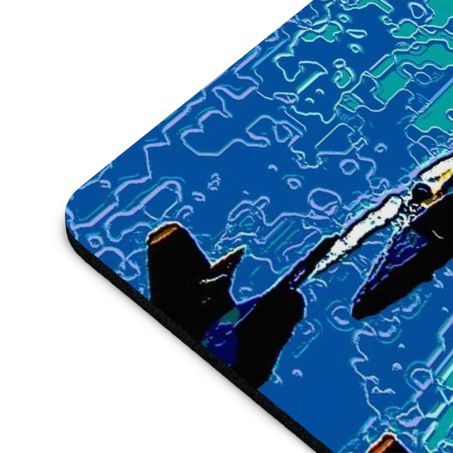 Mouse Pad  ... Seattle Seafair ..."Blue Angels Run Over Lake Washington" ... Circa Mid 1980's ... Dr FJ Holt ... Original Works ...