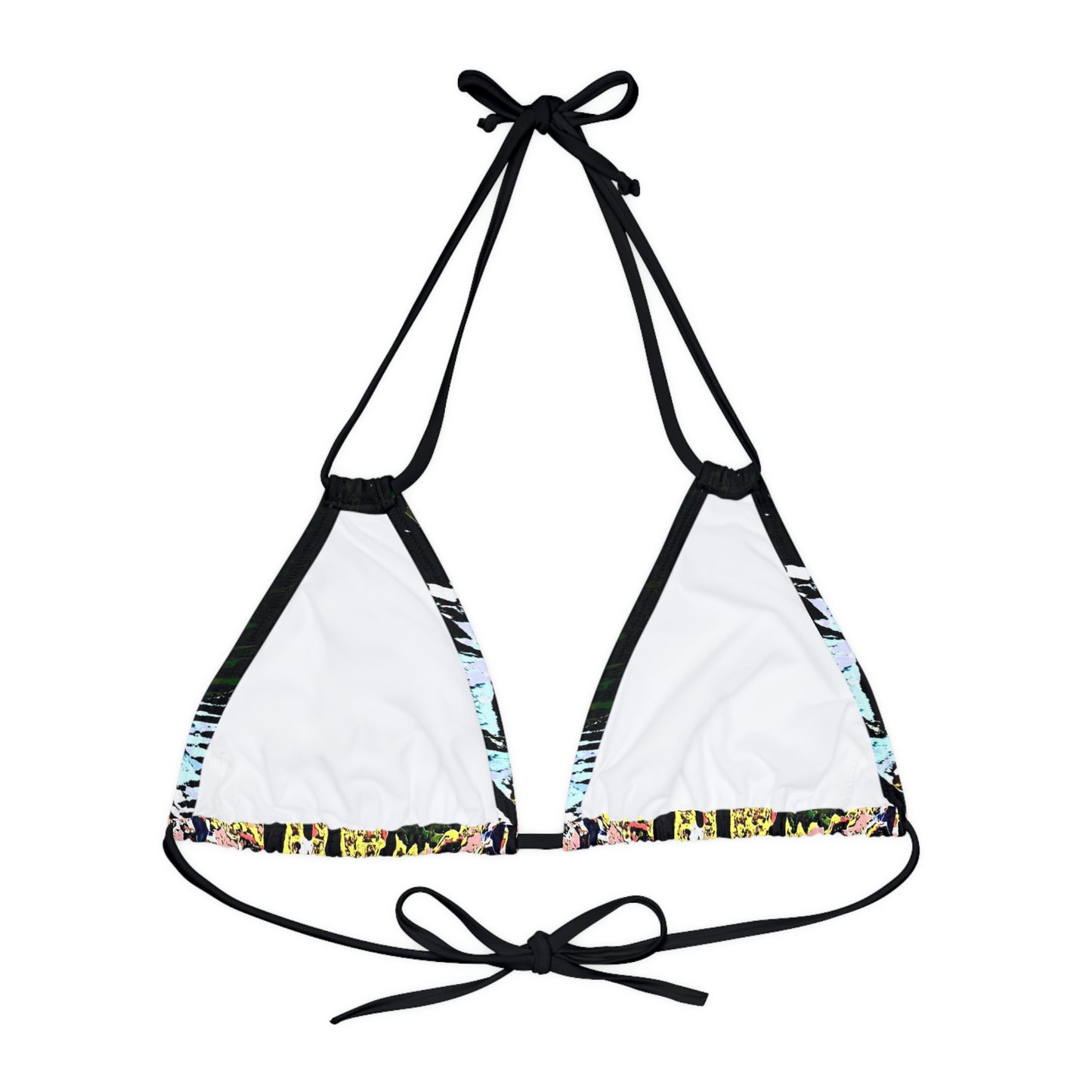 Strappy Triangle Bikini Top ... "A Beautiful Beach Amongst The Palms" ... The Outrigger Waikiki, Honolulu, Oahu ... Original Works ...