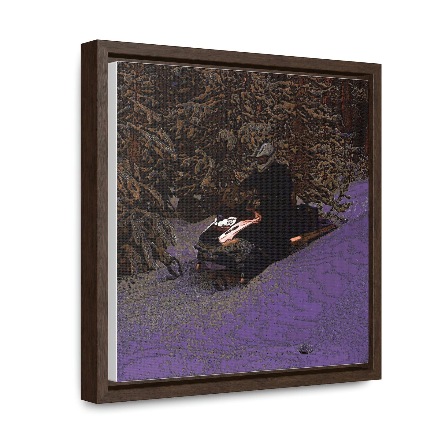 Gallery Canvas Wraps, Square Frame ... Yep ... "Another Day ... Riding Through The Wilderness ... " ... February 2023 ... Original Works ...