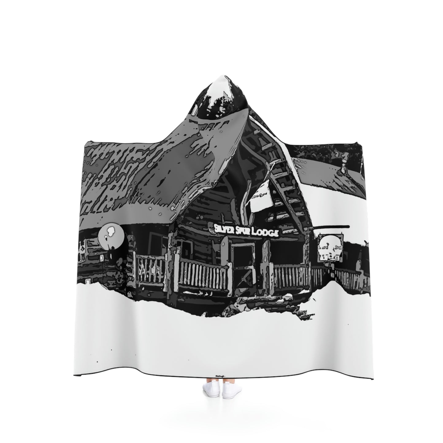 Hooded Blanket ... A Beautiful Lodge & Back-Country Outfitter In A Mountain Town ... 'Dixie, Idaho, November 2022' ... Original Works ...