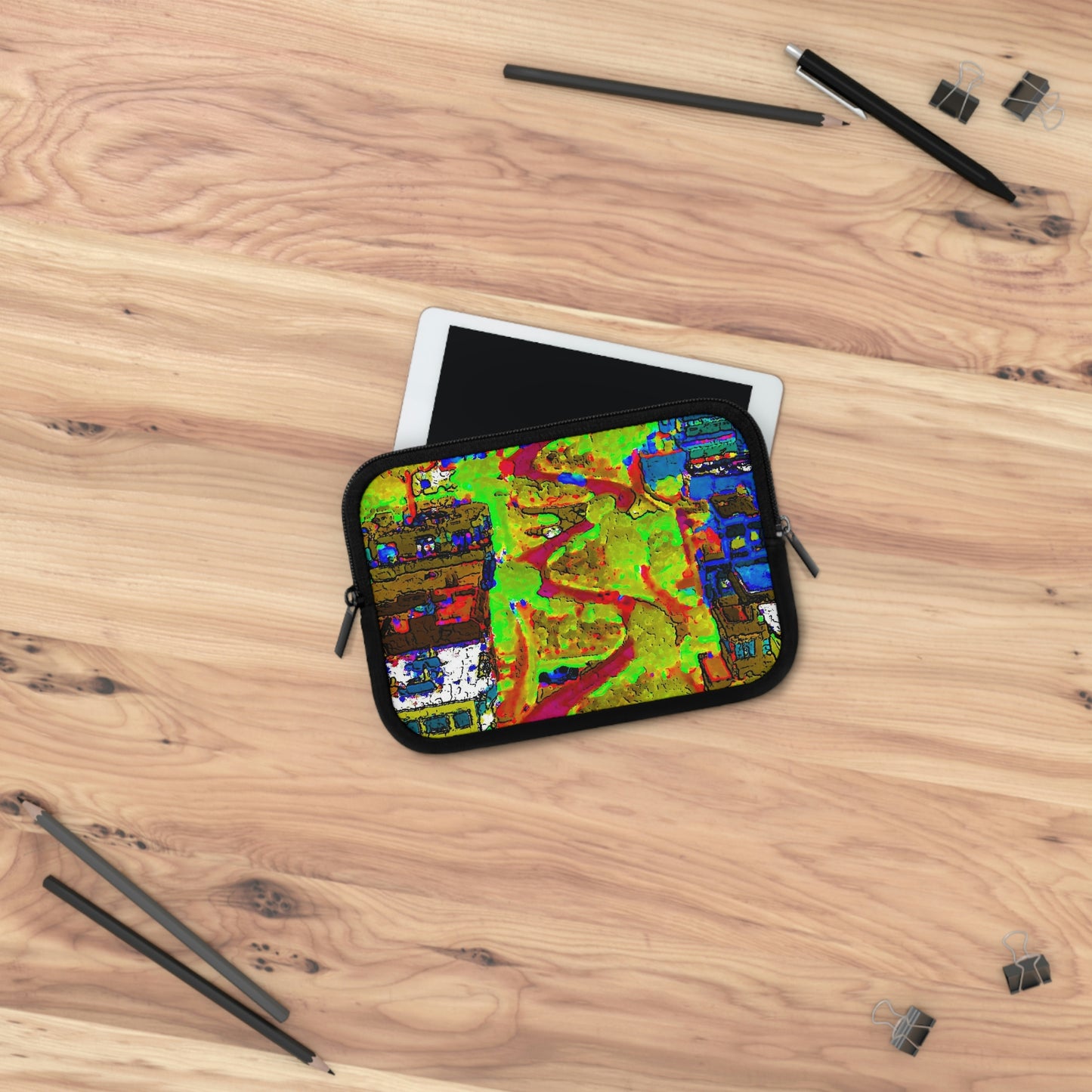 Laptop Sleeve ... A Crazy Street ... 'Eight Winding Curve-Switchbacks' ... "Lombard Street, San Francisco, CA' ... Family Archives: 1970's ... Original Works ...