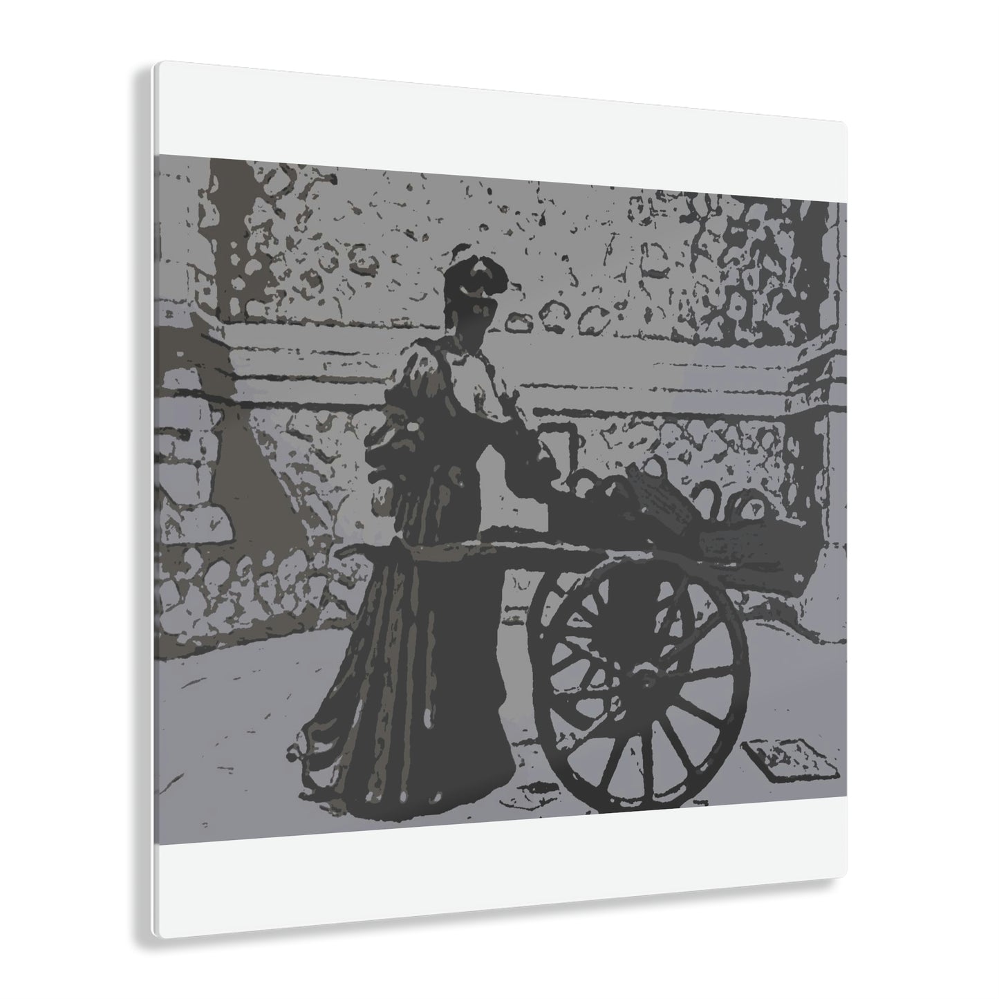 Acrylic Prints ... Dublin's "Molly Malone Along Grafton Street" ... Cryin' Cockels & Muscles Alive-Alive-Oh ... Circa 2003 ... Original Works ...