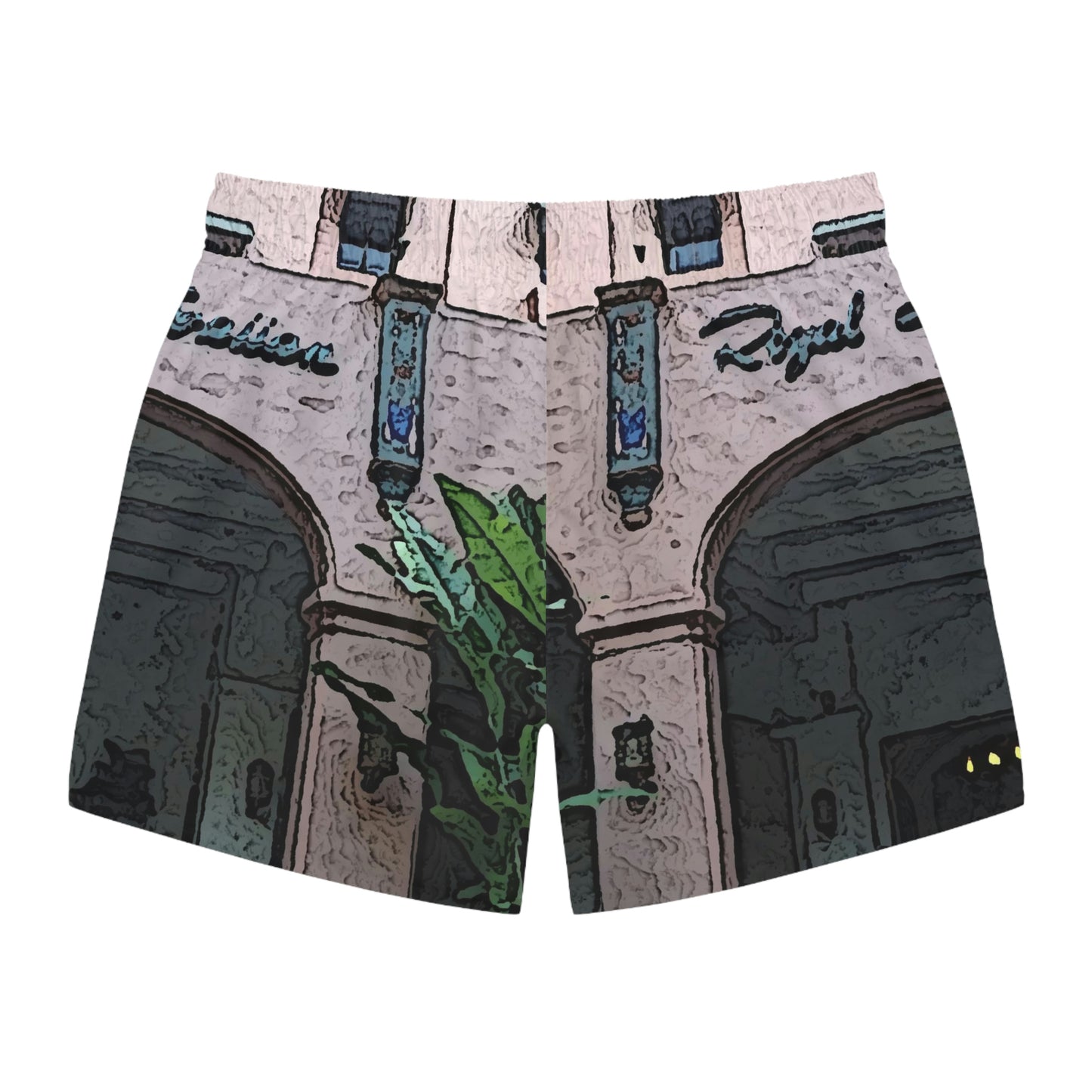 Swim Trunks ... "La Grande Entree" At: 'The Pink Palace' ... The Royal Hawai'ian ... Honolulu, HI ... '27Oct2014' ... Original Works ...