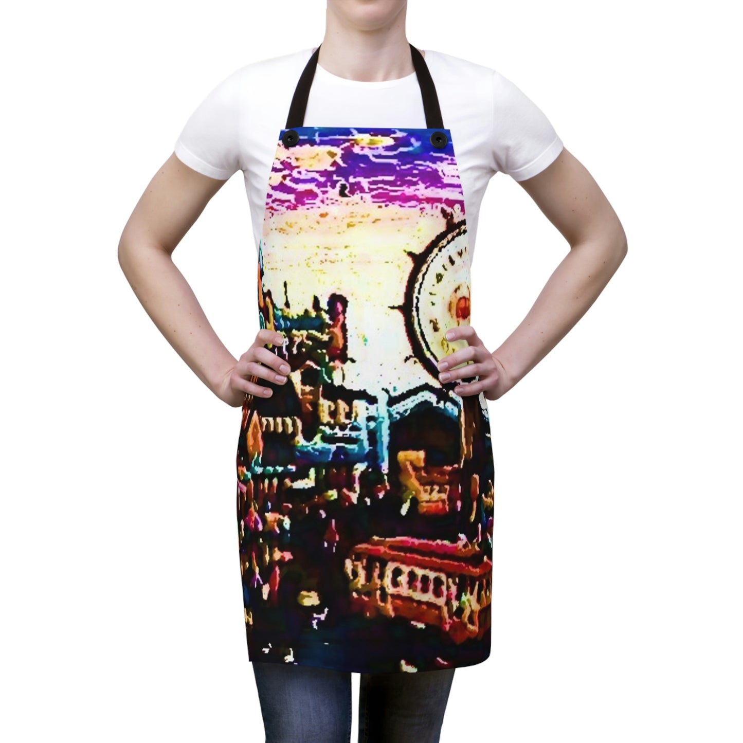 Apron ...  "No.9 Fishermen's Grotto - Fishermen's Wharf, SF, California" ... Family Archives: 1970's ... Original Works ...