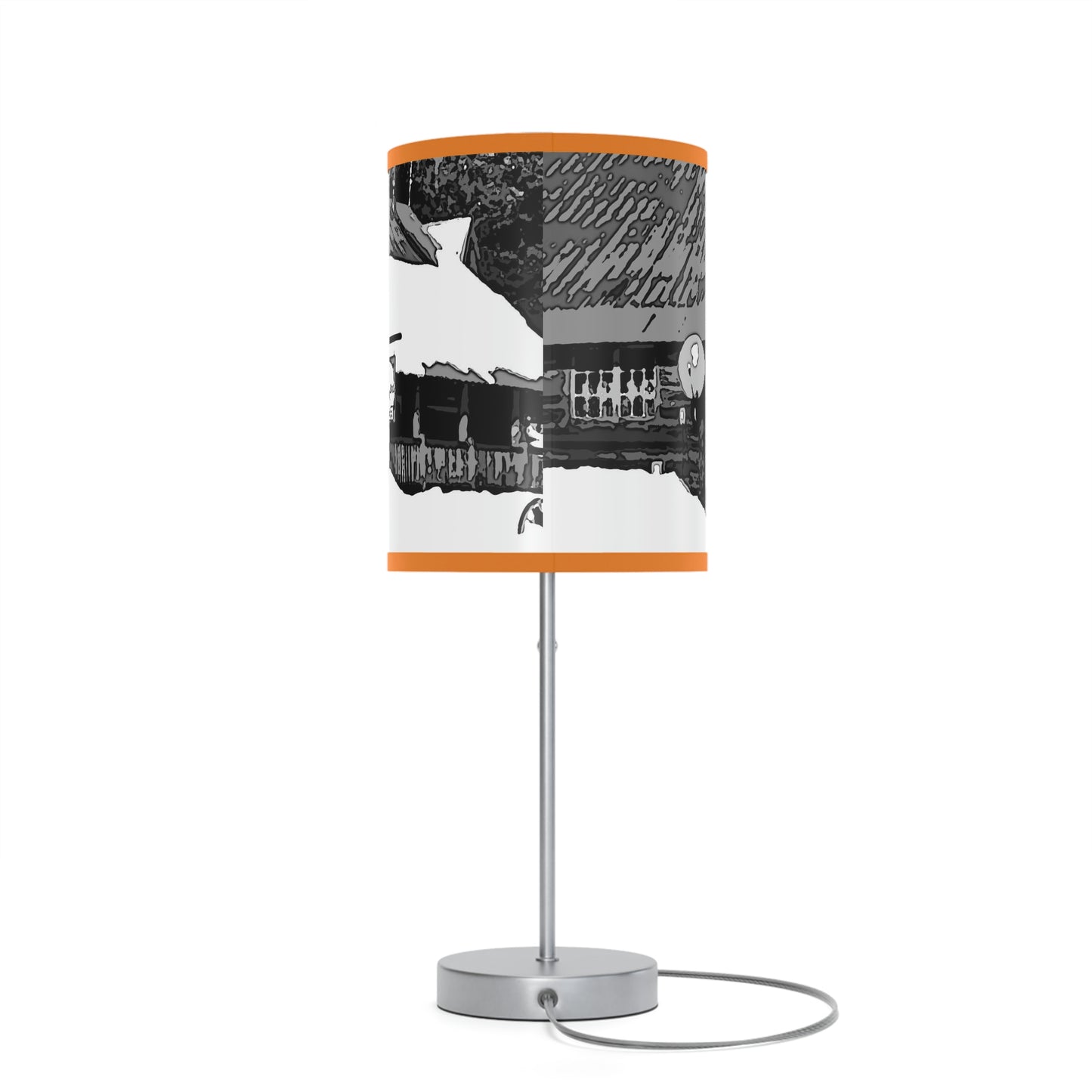 Lamp on a Stand, US|CA plug ... A Beautiful Lodge & Back-Country Outfitter In A Mountain Town ... 'Dixie, Idaho, November 2022' ... Original Works ...