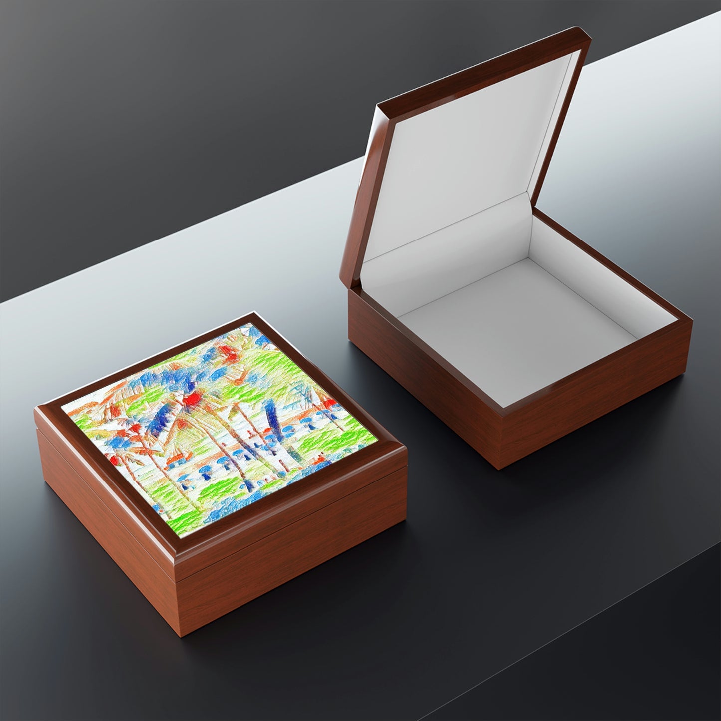Jewelry Box ... "The Royal Hawai'ian: Waikiki Beach_Beach" ... Honolulu, HI ... Ocotber 2014 (Halloween) ... Original Works ...