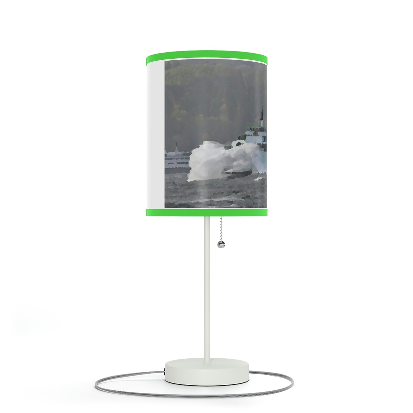 Lamp on a Stand, US|CA plug ... WADOT Ferry Crossing ... "A Very Rough Day" ... Mulkiteo Route ... Family Archives ... Early 1990's' ... Original Works ...