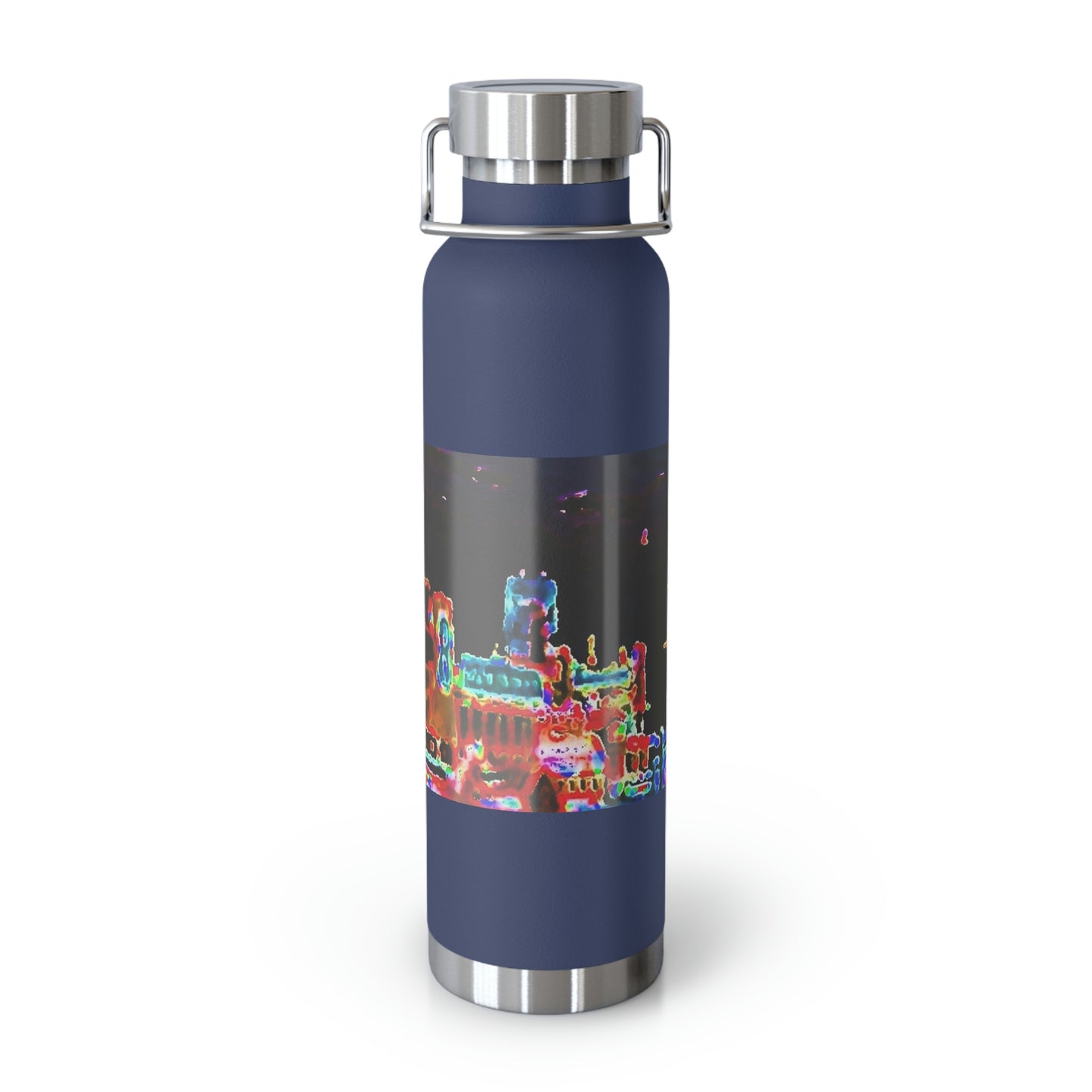 Copper Vacuum Insulated Bottle, 22oz ... "No.9 Fishermen's Grotto - Fishermen's Wharf, SF, California" ... Family Archives: 1970's ... Original Works ...