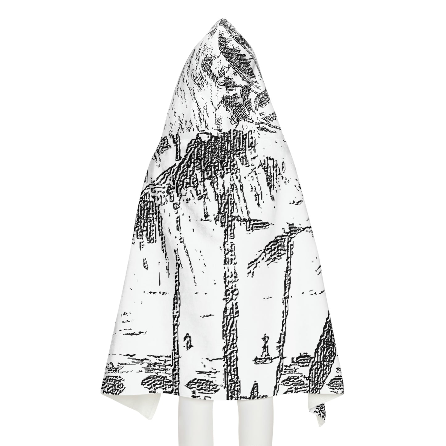 Youth Hooded Towel ... "The Royal Hawai'ian: Waikiki Beach_Beach" ... Honolulu, HI ... October 2014 (Halloween) ... Original Works ...