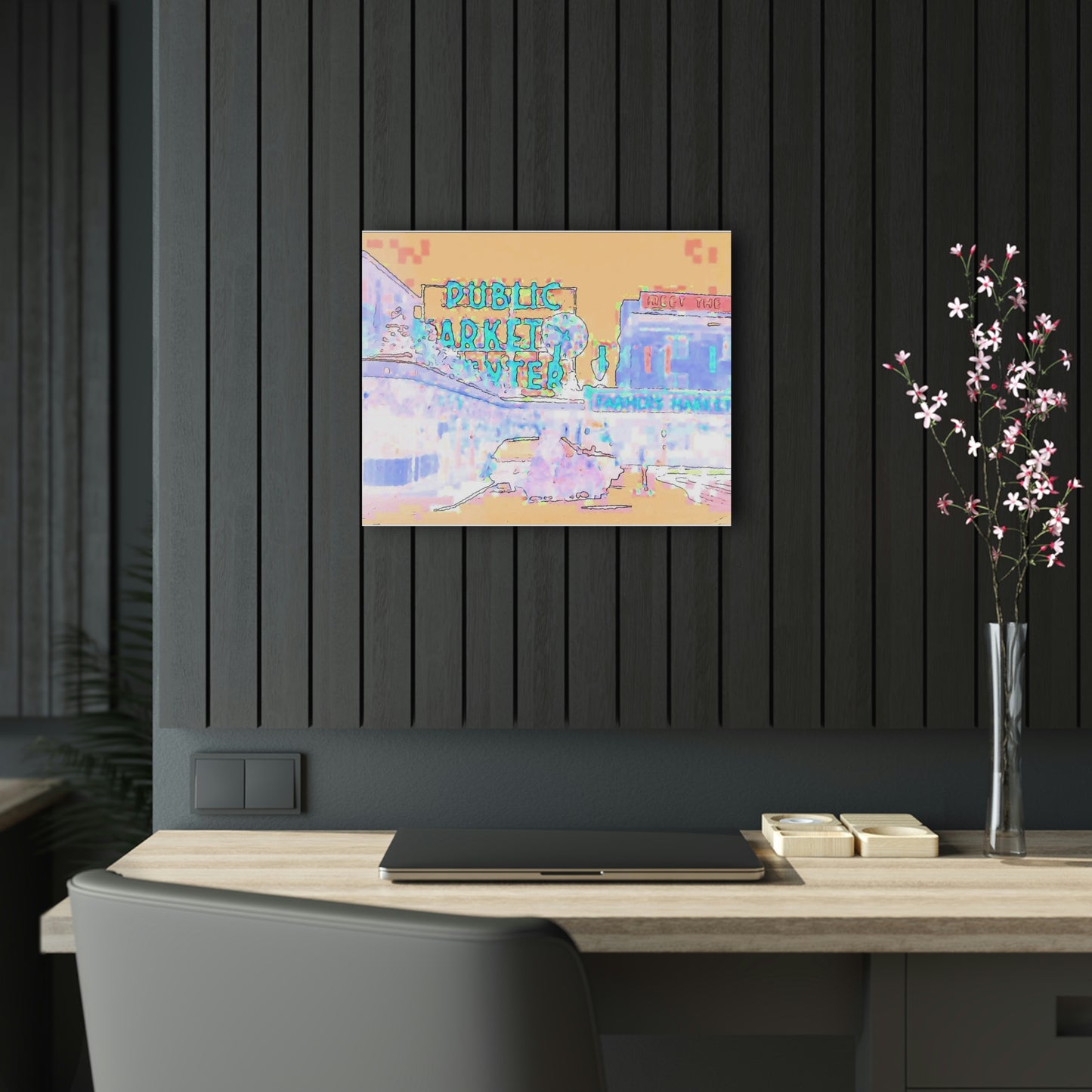 Acrylic Prints ... "Seattle's PPM: Pike-Place-Market" ... I Remember That Day ... The Photo Shoot ... 'It Was Snowing' ... Original Works ...