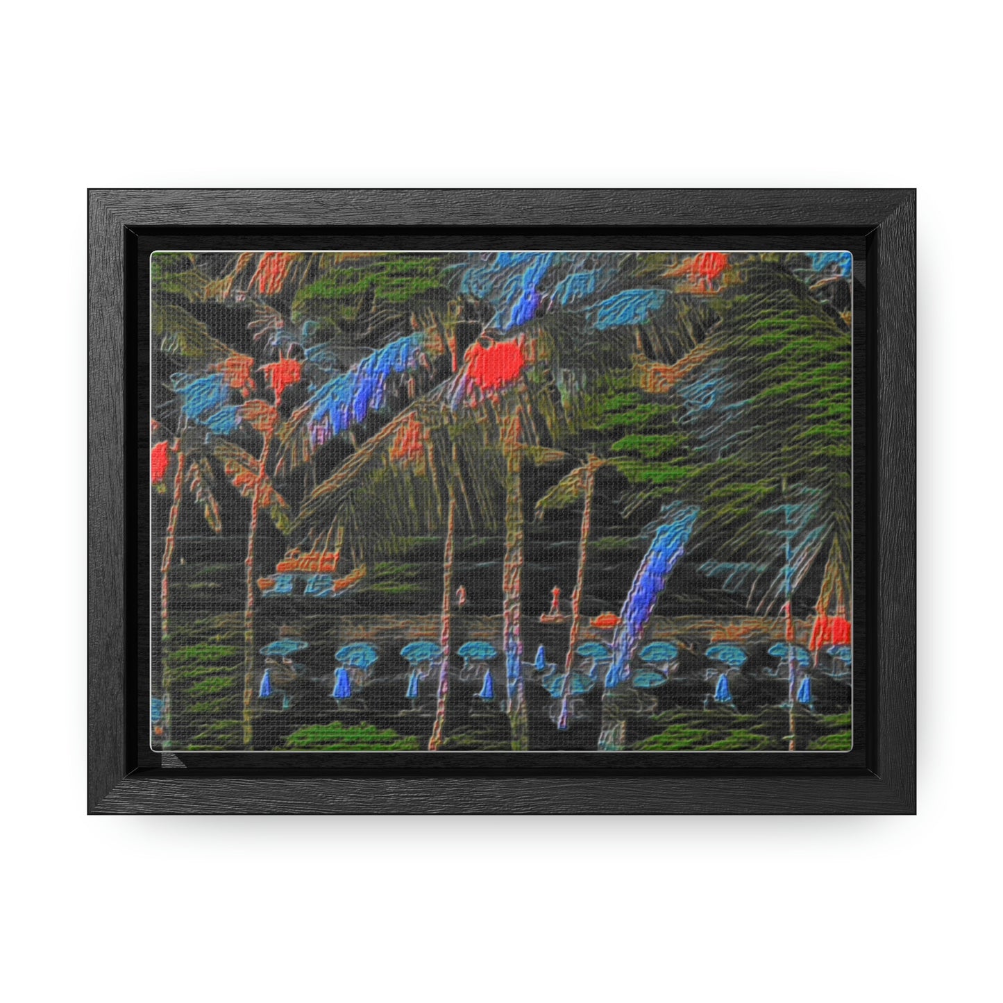 Gallery Canvas Wraps, Horizontal Frame ... "The Royal Hawai'ian: Waikiki Beach_Beach" ... Honolulu, HI ... Ocotber 2014 (Halloween) ... Original Works ...
