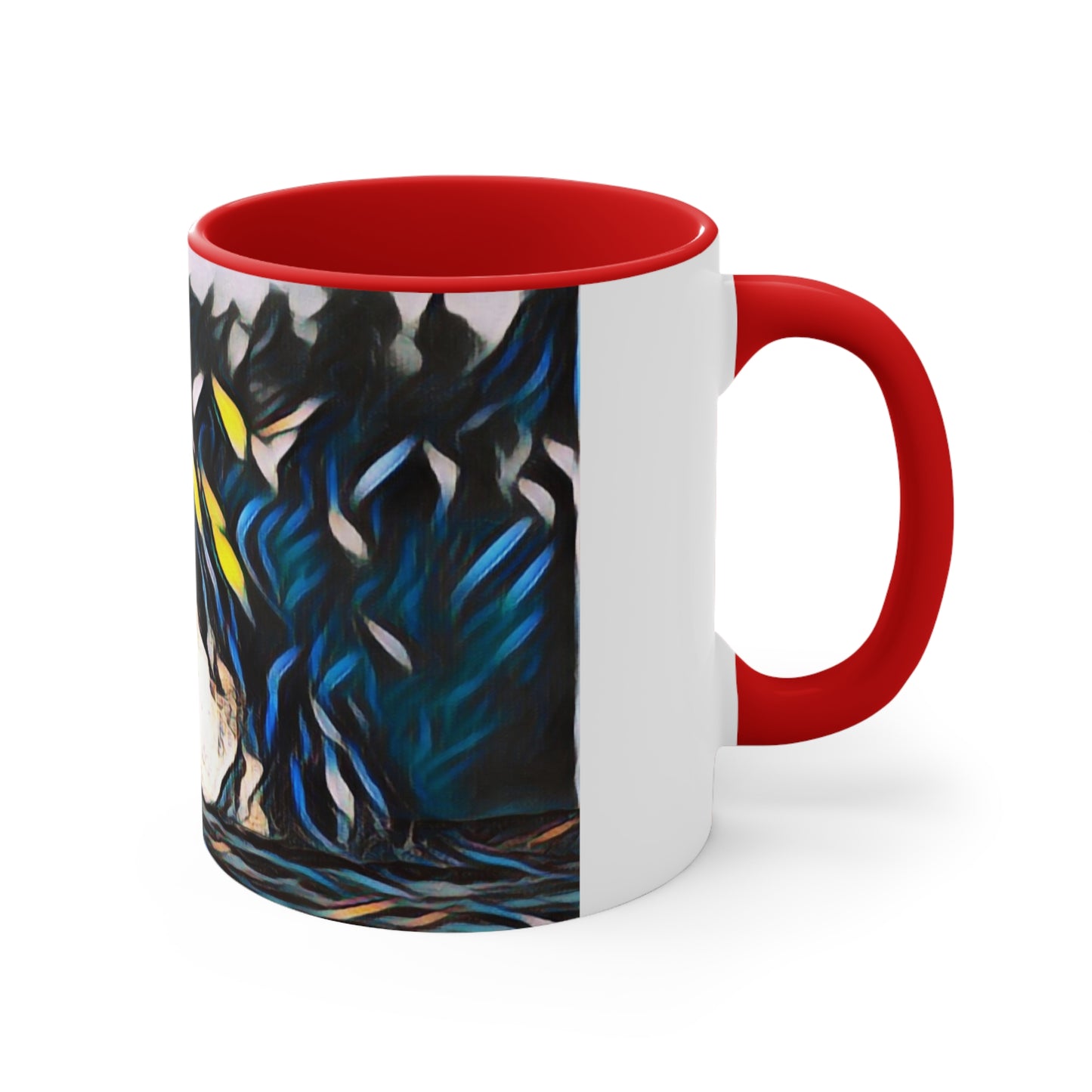 Accent Coffee Mug, 11oz ... "Ken's Favourite Humpback Breach" ... Circa: 21st Century ... Maui, HI ... Original Works ...