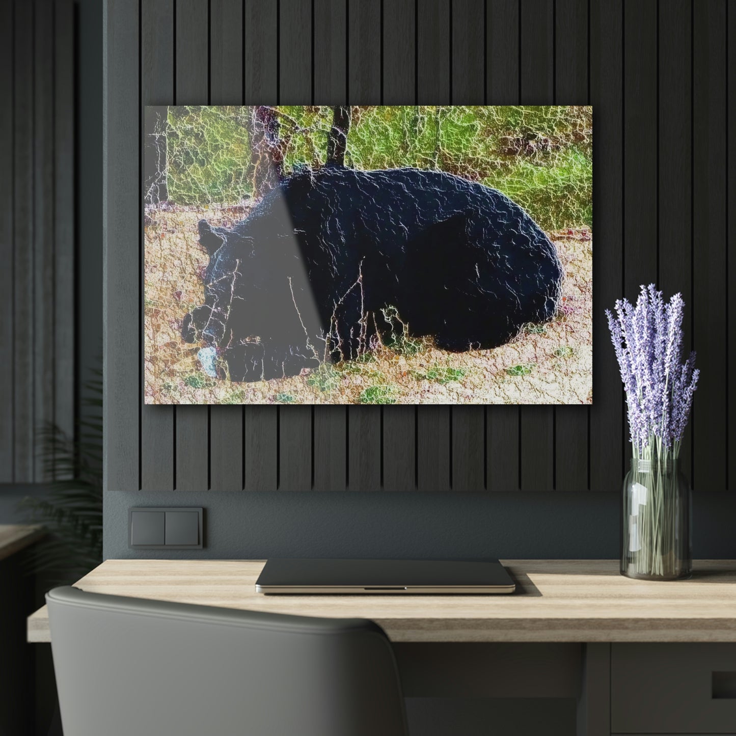 Acrylic Prints (French Cleat Hanging) ... RCY: "Rhett Creek Yogi ... '500 Lbs Of Autumn Season Hunger' ..."  ... September 2022 ... Central Idaho ... Original Works ...