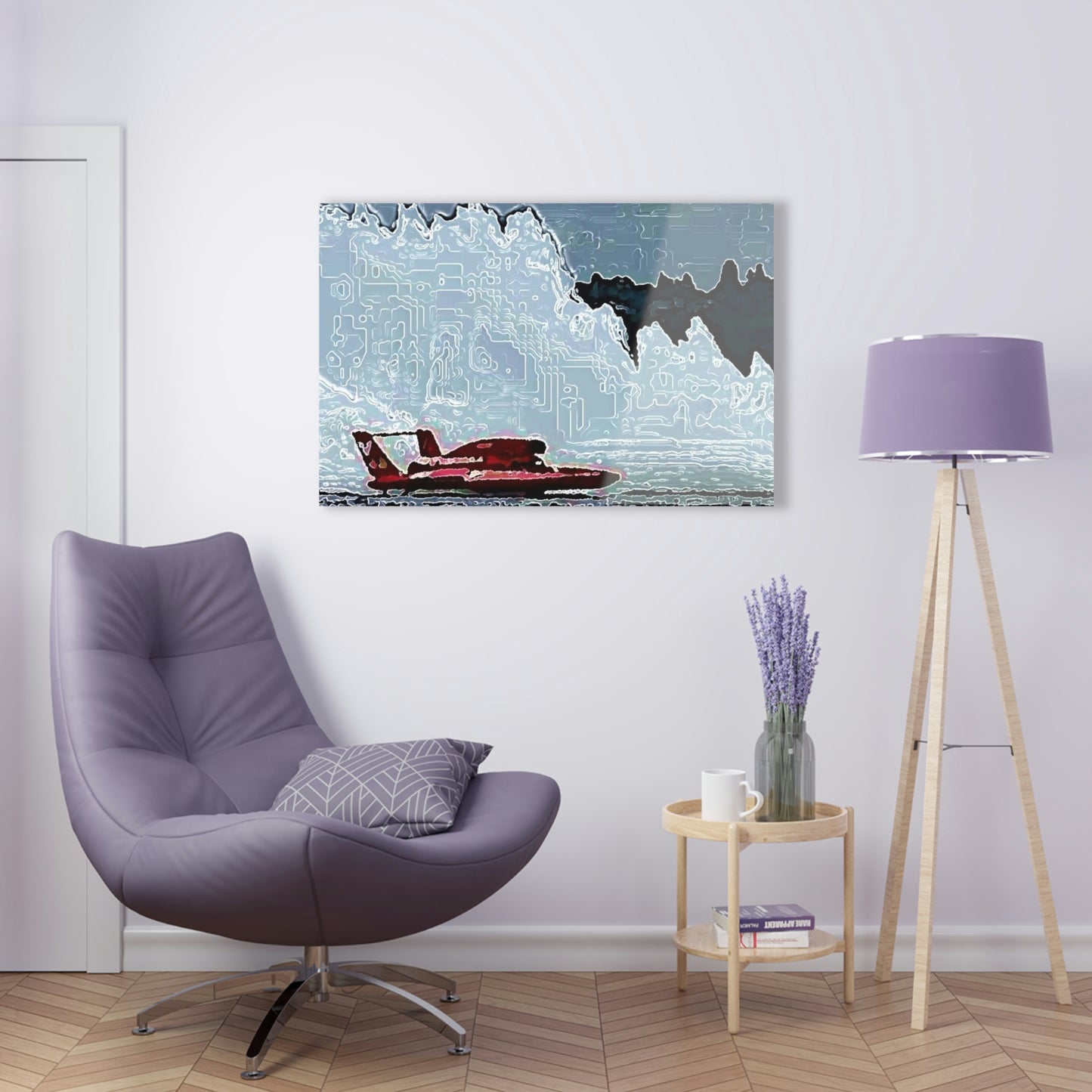 Acrylic Prints ... Seattle Columbia Cup On Lake Washington ... "Dave Wilcox Heads For The Win" ... Associate Gift-Photo ... Original Works ...