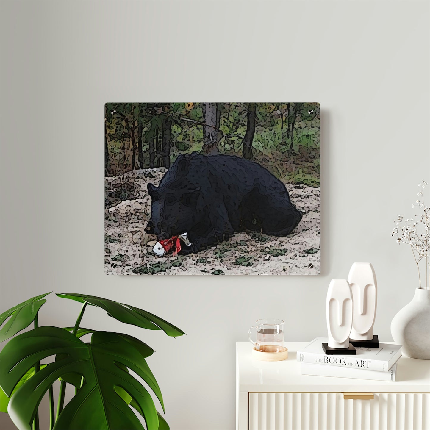 Acrylic Wall Art Panels ... RCY: "Rhett Creek Yogi ... '500 Lbs Of Autumn Season Hunger' ..."  ... September 2022 ... Central Idaho ... Original Works ...