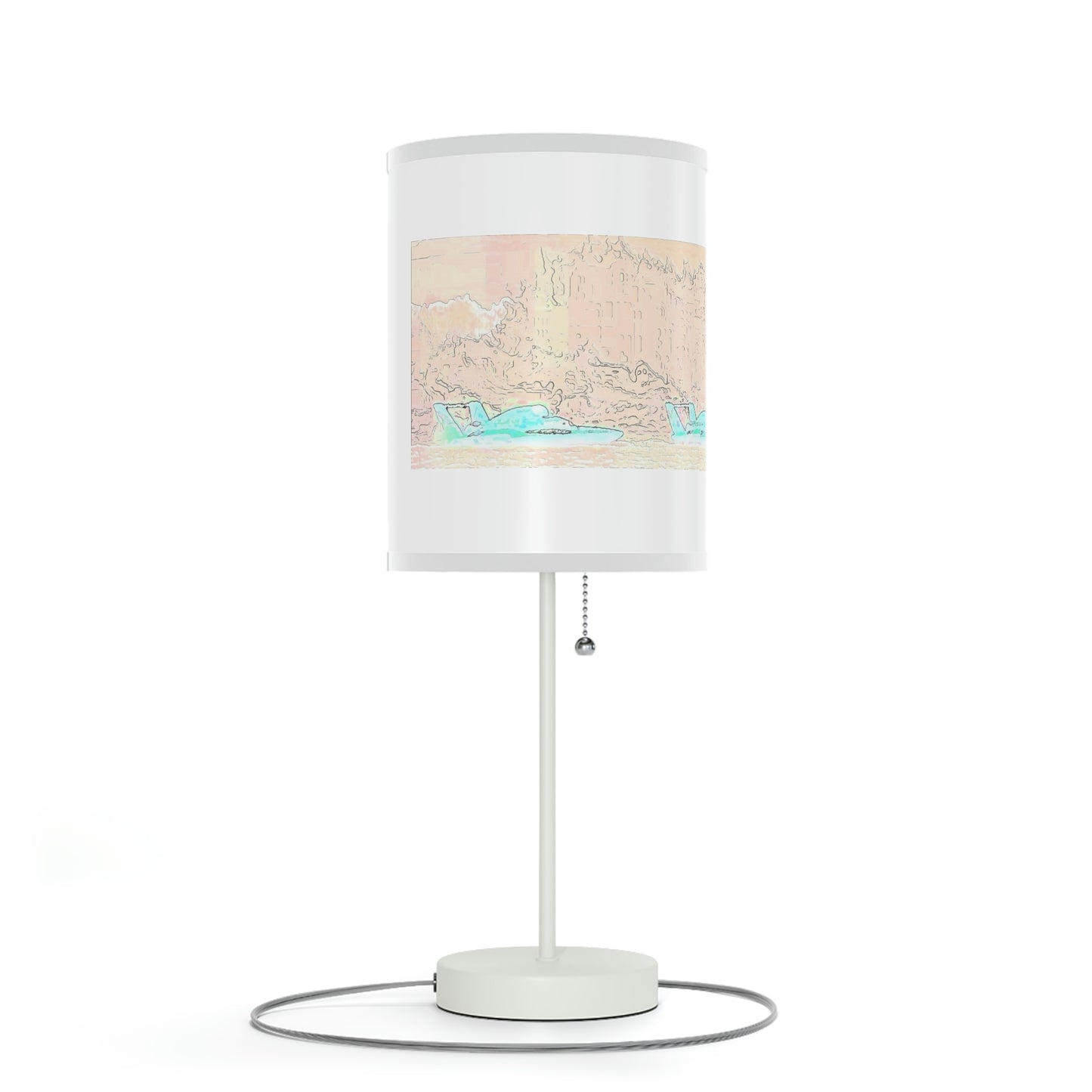 Lamp on a Stand, US|CA plug ... Seattle Columbia Cup On Lake Washington ... "Dave Wilcox Heads For The Win" ... Associate Gift-Photo ... Original Works ...
