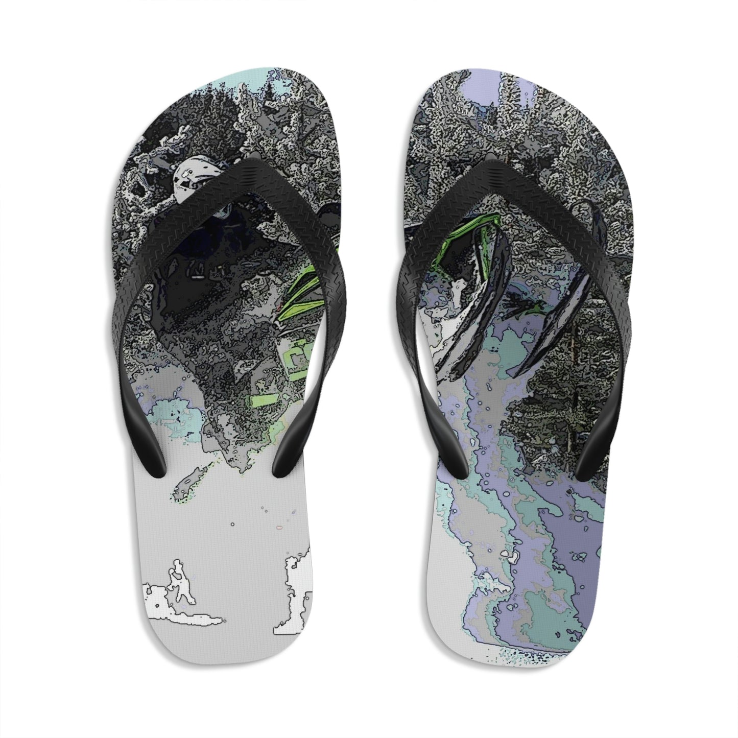 Unisex Flip-Flops ... Come Fly With The Professionals ... CIP-Airways ... 'Getting-Er-Done' ... Original Works ... December 2022 ...